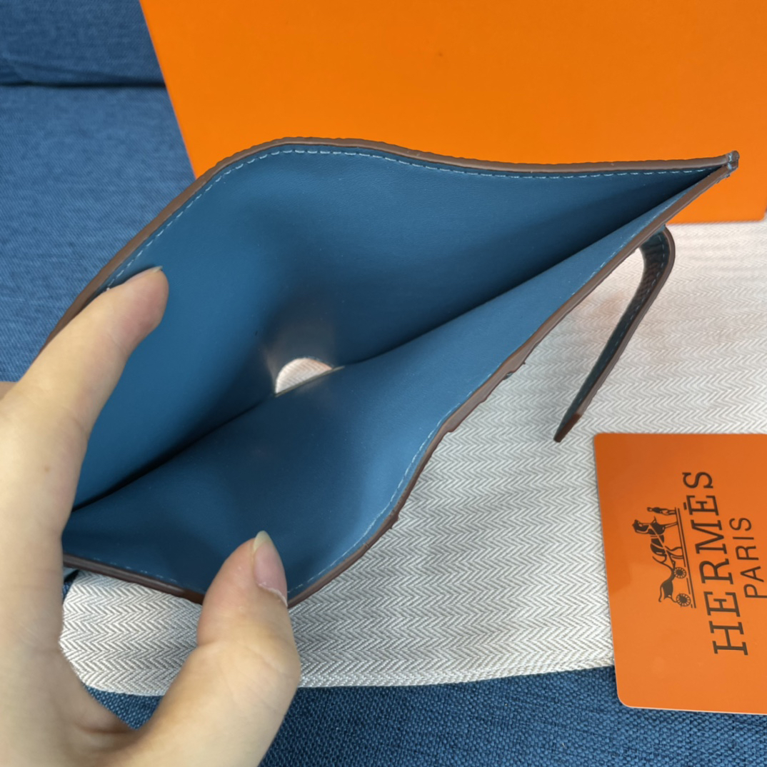 Hermes Togo Calfskin Vertical Wallet - Image 6