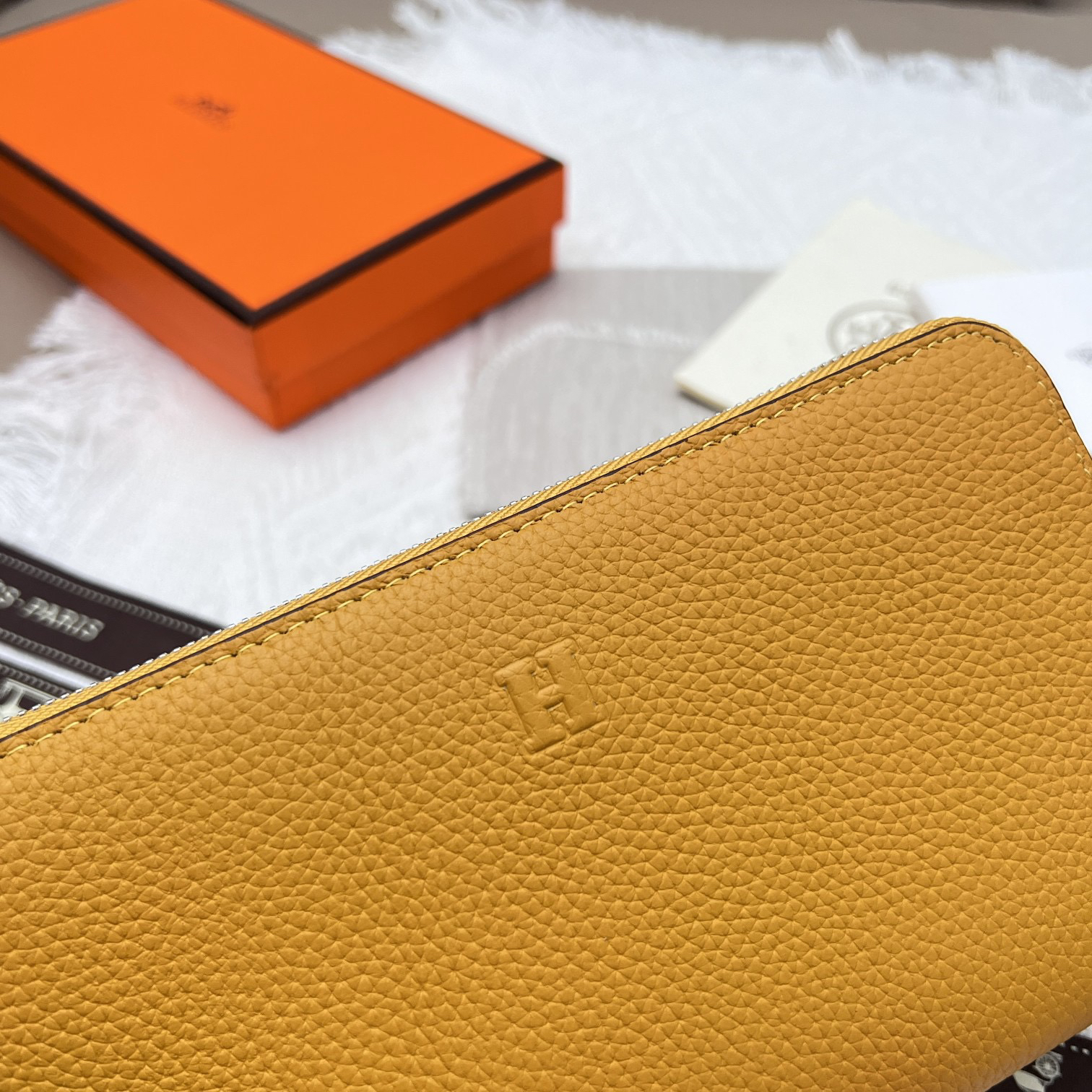 Hermès Constance Leather Long Wallet - Image 6