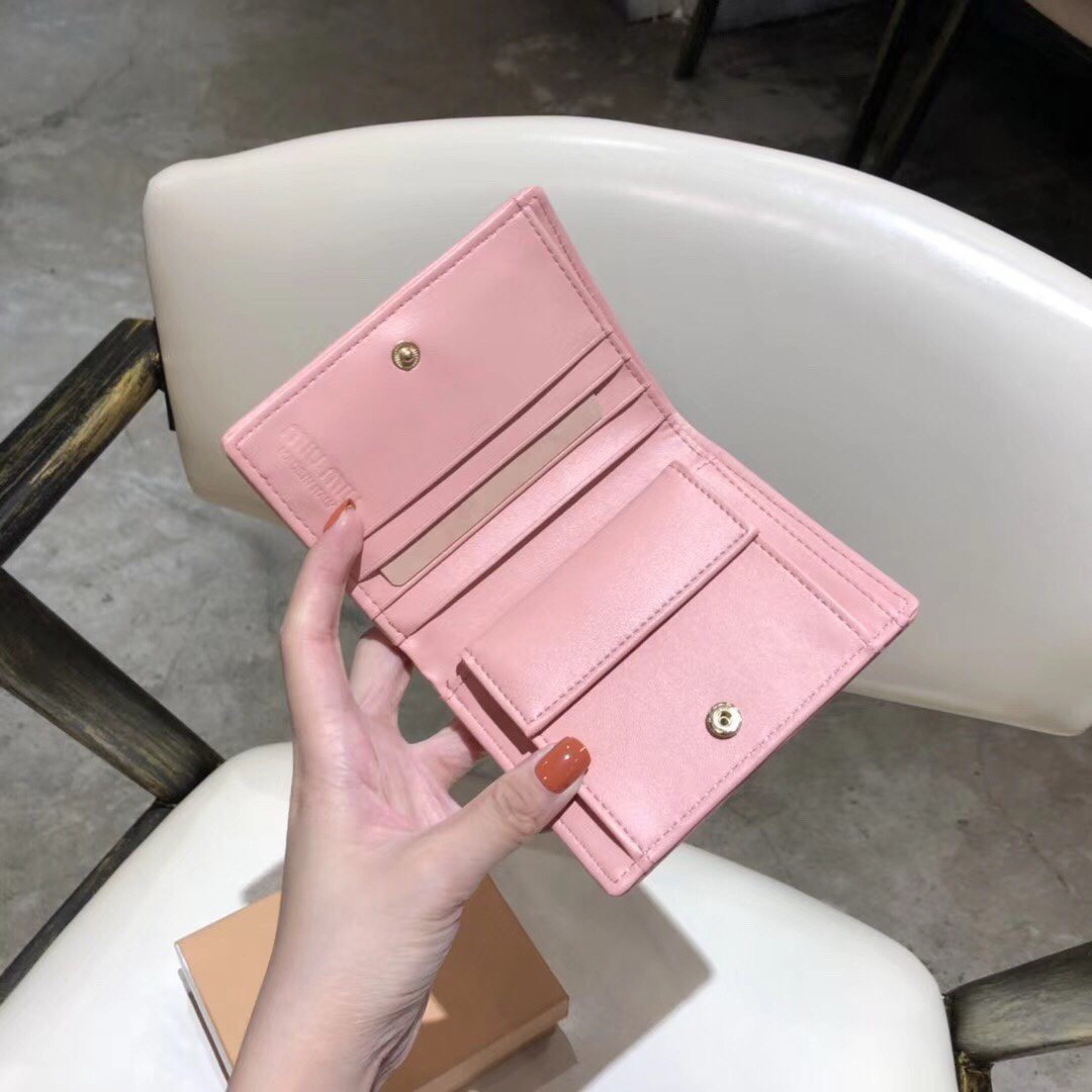Miu Miu Lambskin Wallet 5439 - Image 6