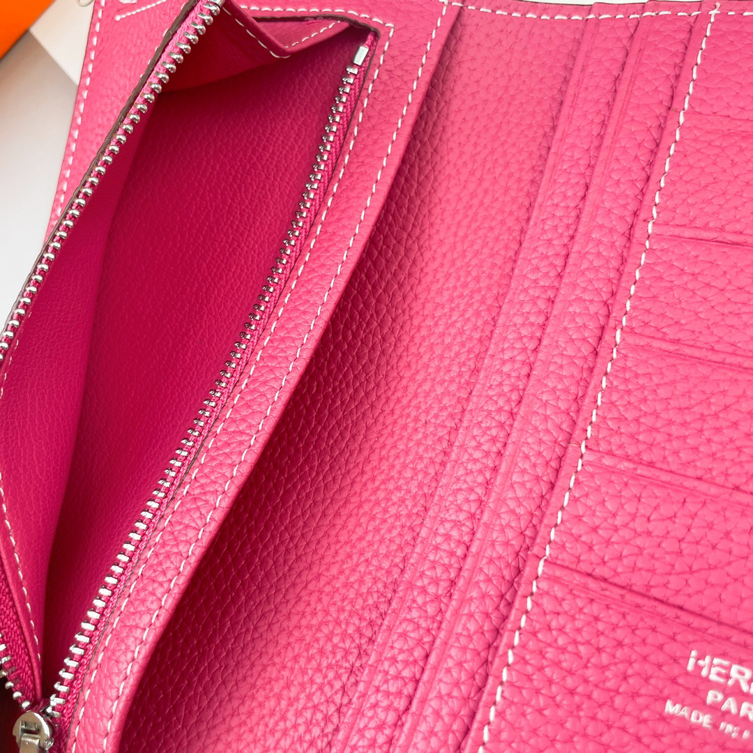Hermès Evercolor Leather Long Wallet - Image 6