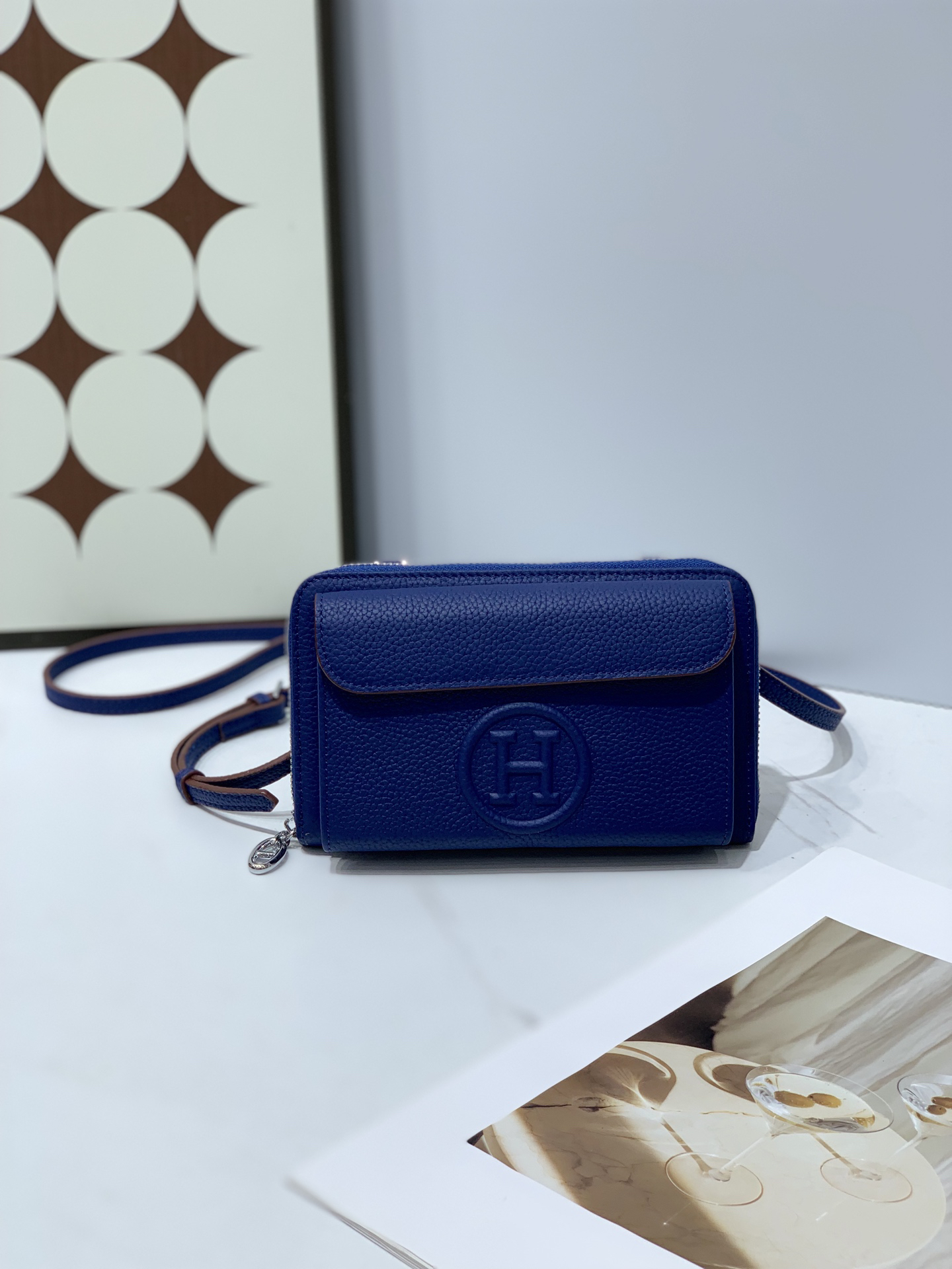 Hermès Togo Calfskin Shoulder Bag 502-2 - Image 6