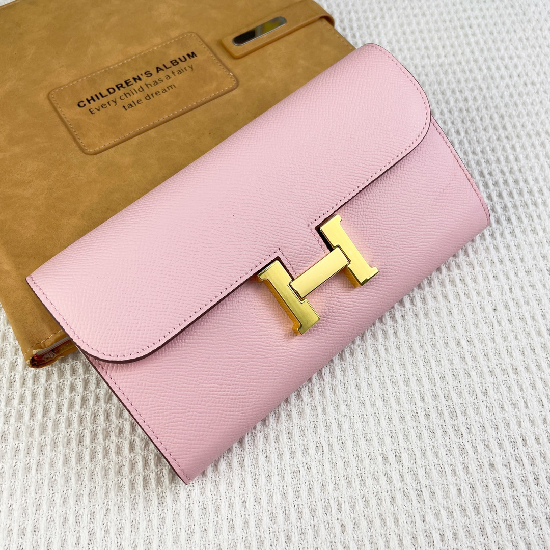 Hermès Constance Leather Wallet Clutch - Image 6
