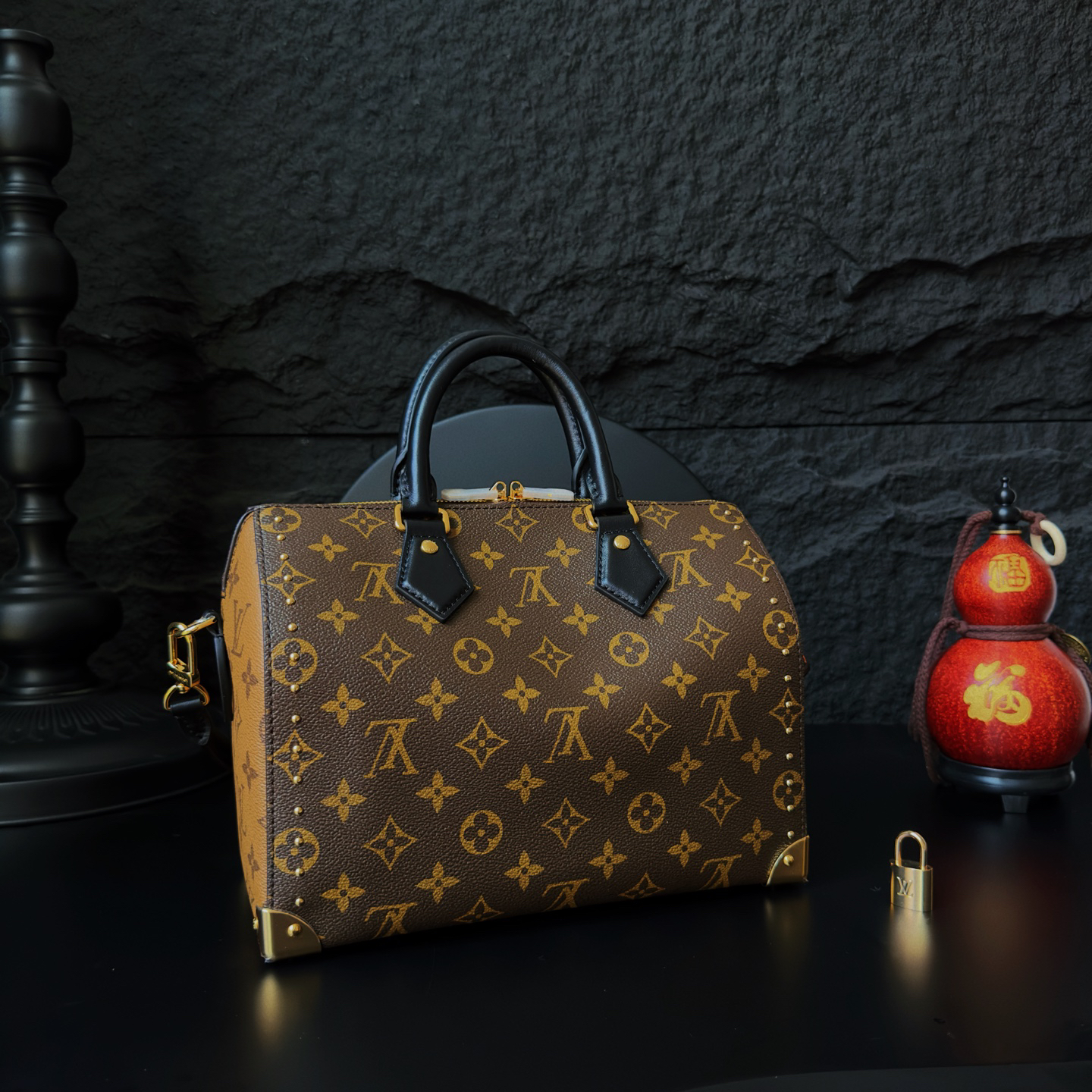 Louis Vuitton Speedy Trunk 25 Handbag M26181 - Image 6