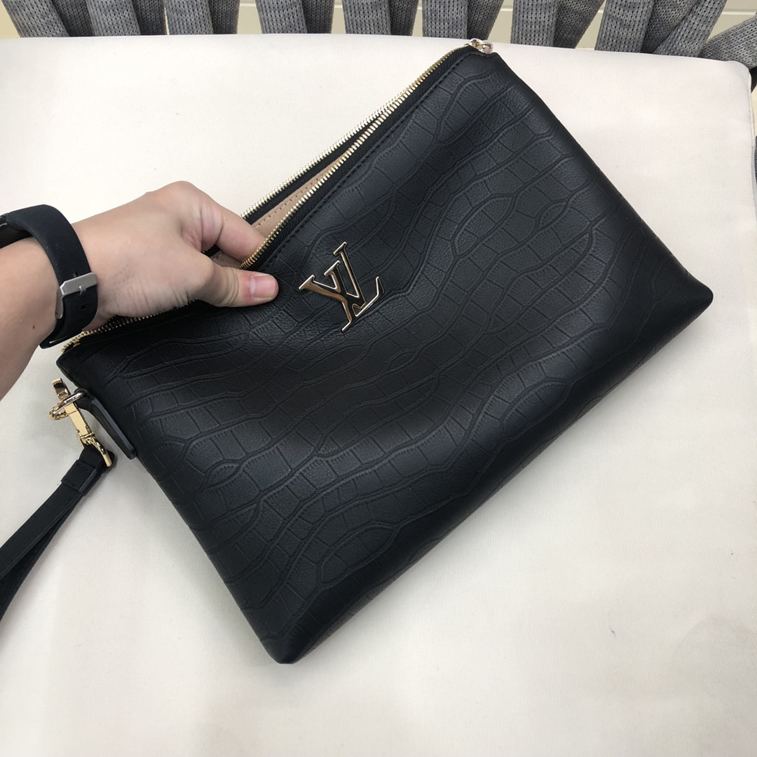 Louis Vuitton Black Cowhide Handbag - Image 6