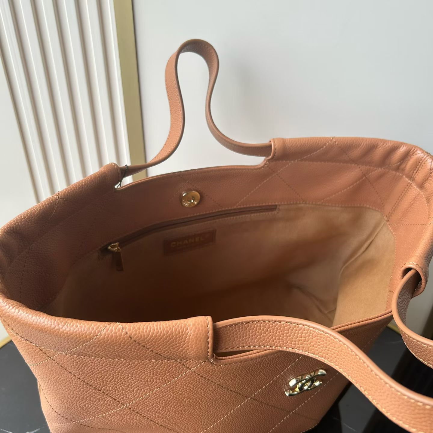 Chanel Calfskin Tote Bag AS6058 - Image 6