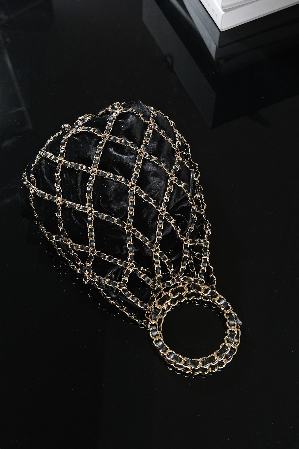 Chanel Suede Mini Handbag - Image 6