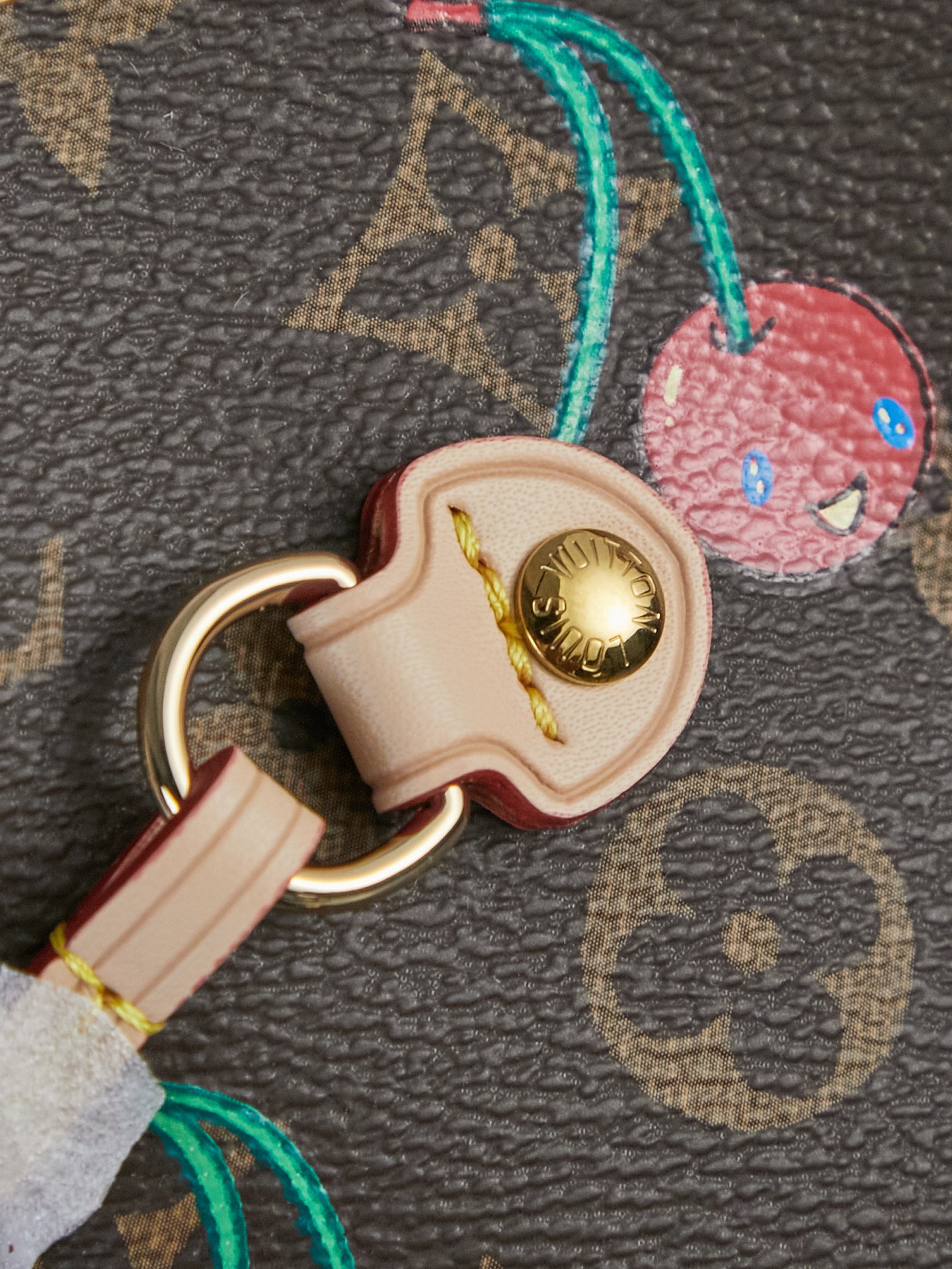 Louis Vuitton Neverfull MM M13263 Cherry Tote Bag - Image 6
