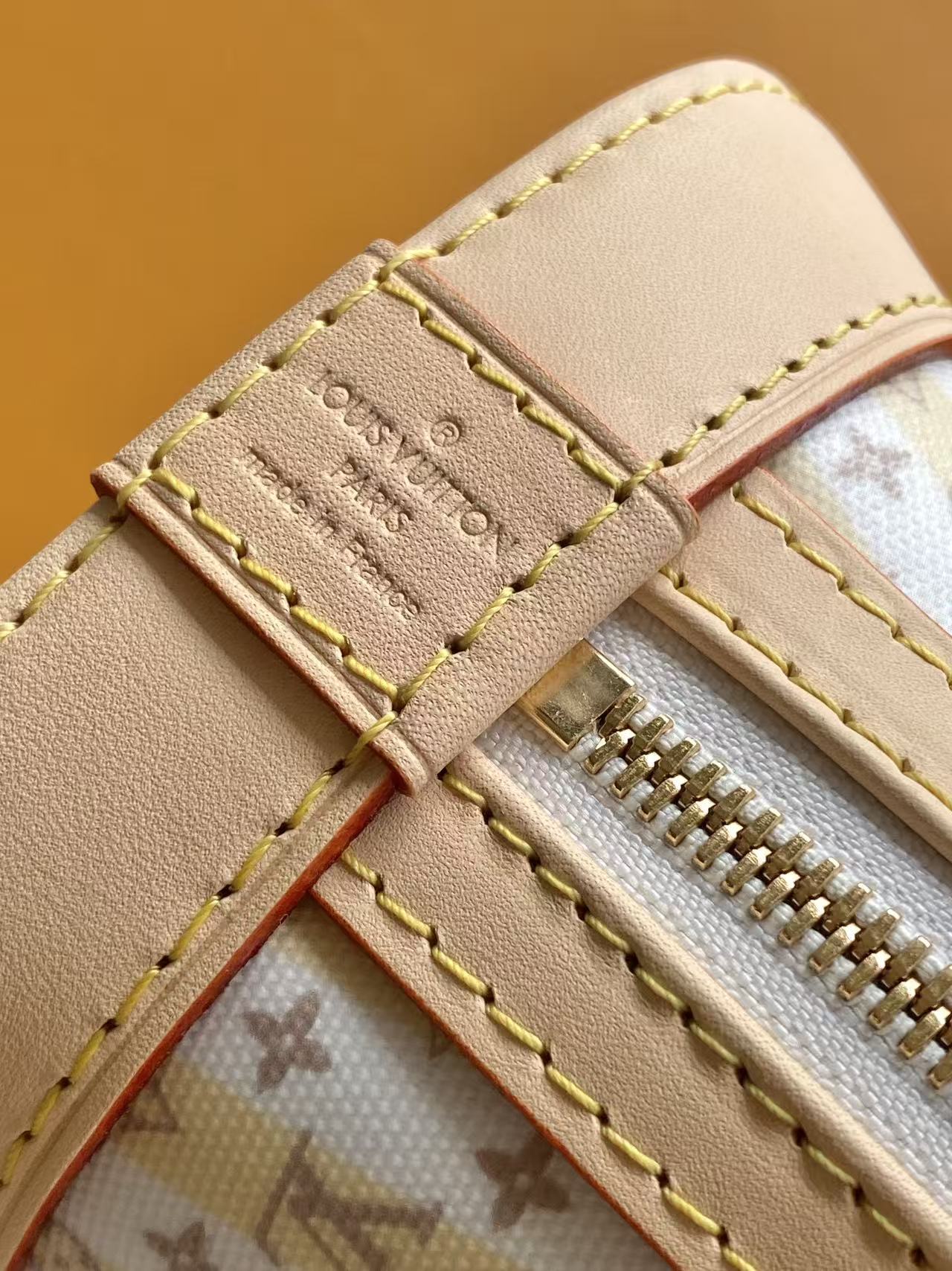 Louis Vuitton Alma BB Stamp Monogram Bag in Beige - Image 7