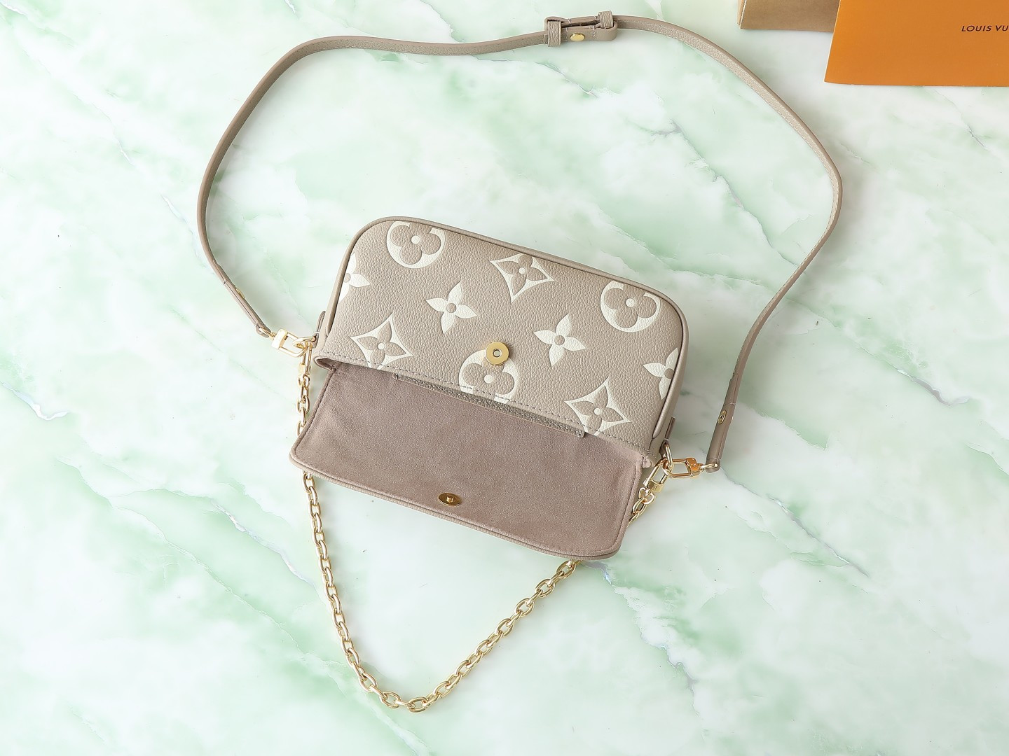 Louis Vuitton Wallet On Chain Ivy M82211 in Gray Monogram Canvas - Image 7