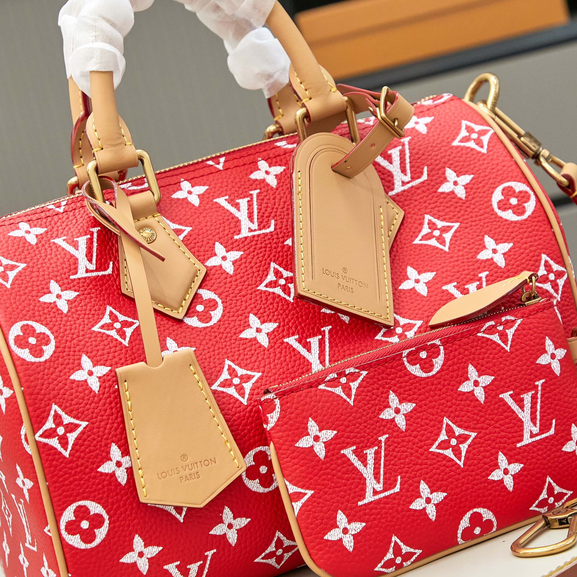 Louis Vuitton Speedy P9 Bandoulière 25 Monogram Leather Crossbody Bag - Image 7