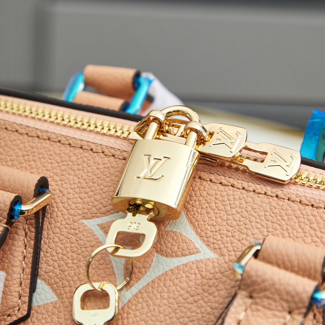 Louis Vuitton Speedy Bandoulière 20 Monogram Empreinte Leather Bag - Image 7