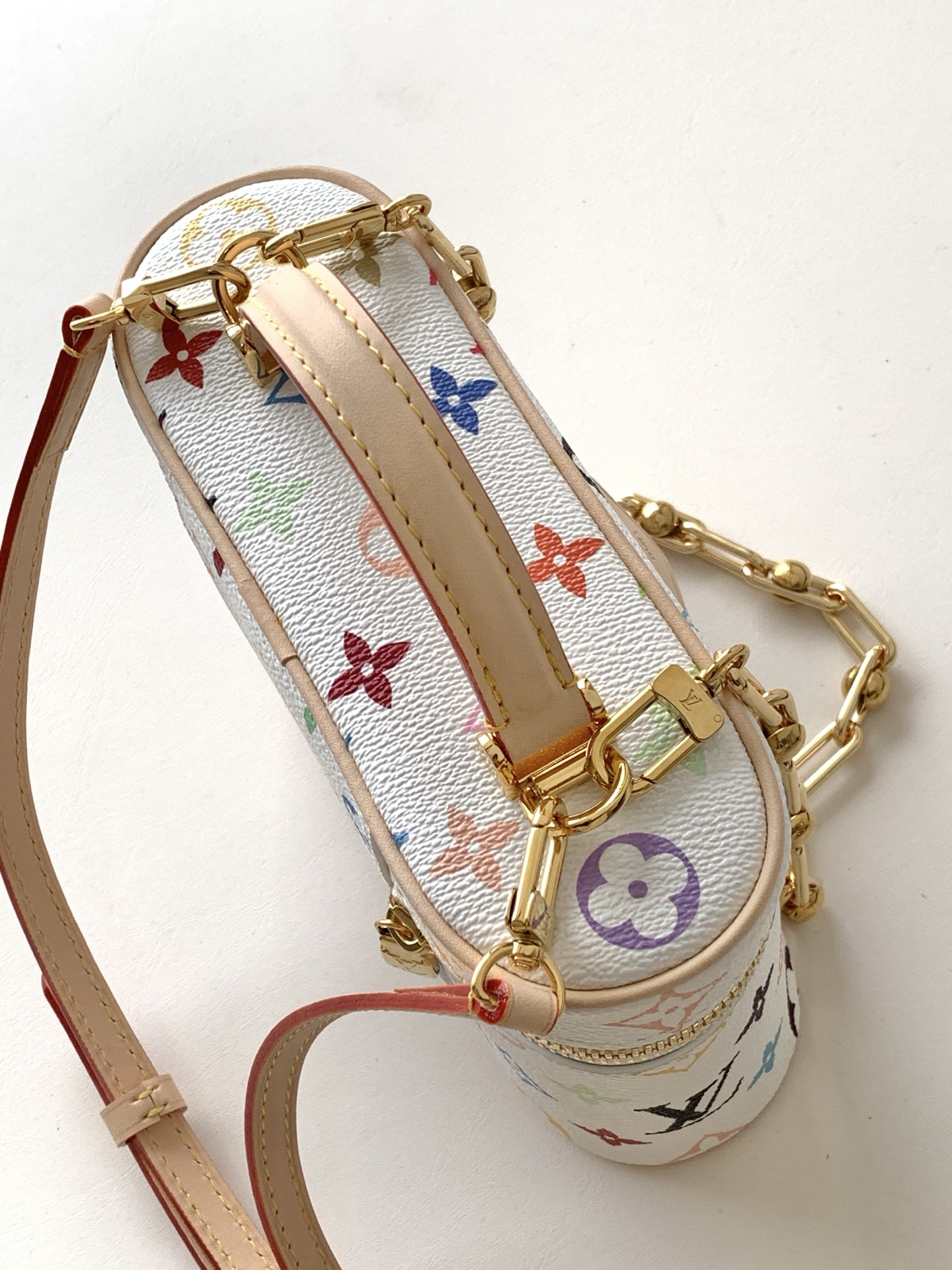 Louis Vuitton Vanity Pouch M13662 White Multicolor Monogram - Image 7