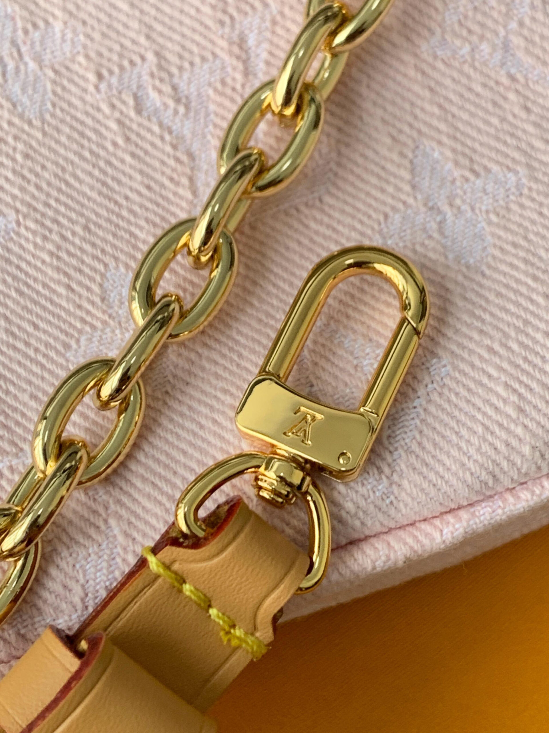 Louis Vuitton Liv Pochette Monogram Denim Crossbody Bag - Image 7