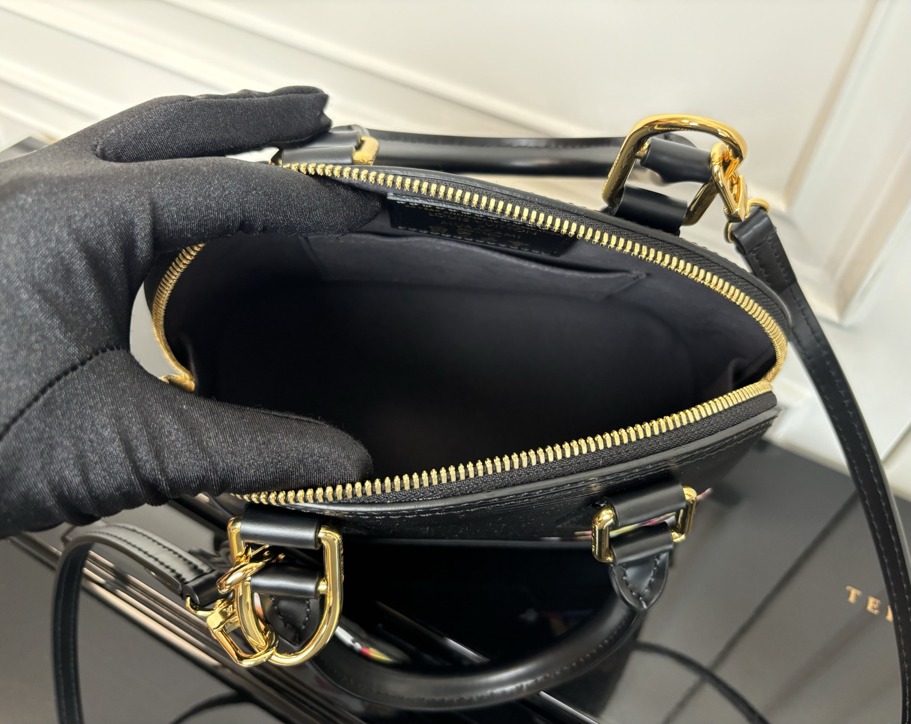 Louis Vuitton x Murakami Alma BB Epi Leather Handbag - Image 7