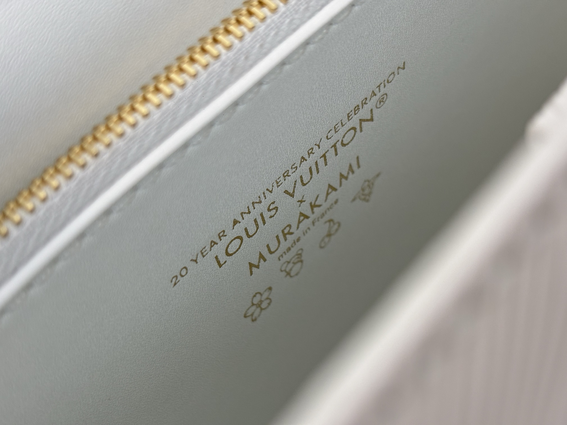 Louis Vuitton x Murakami Twist MM Slim Bag in White - Image 7