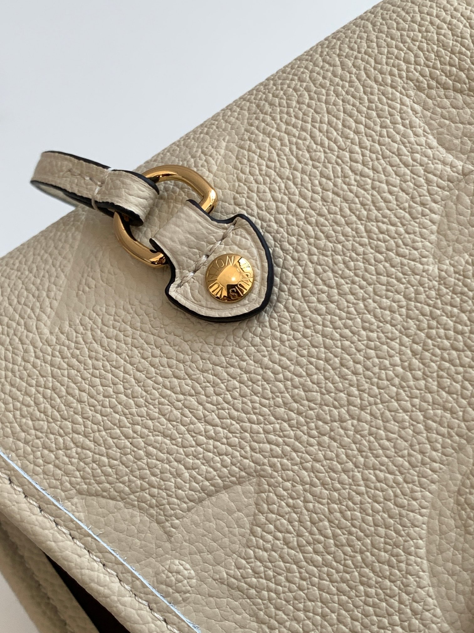 Neverfull Medium Embossed Leather Tote Bag - Image 7