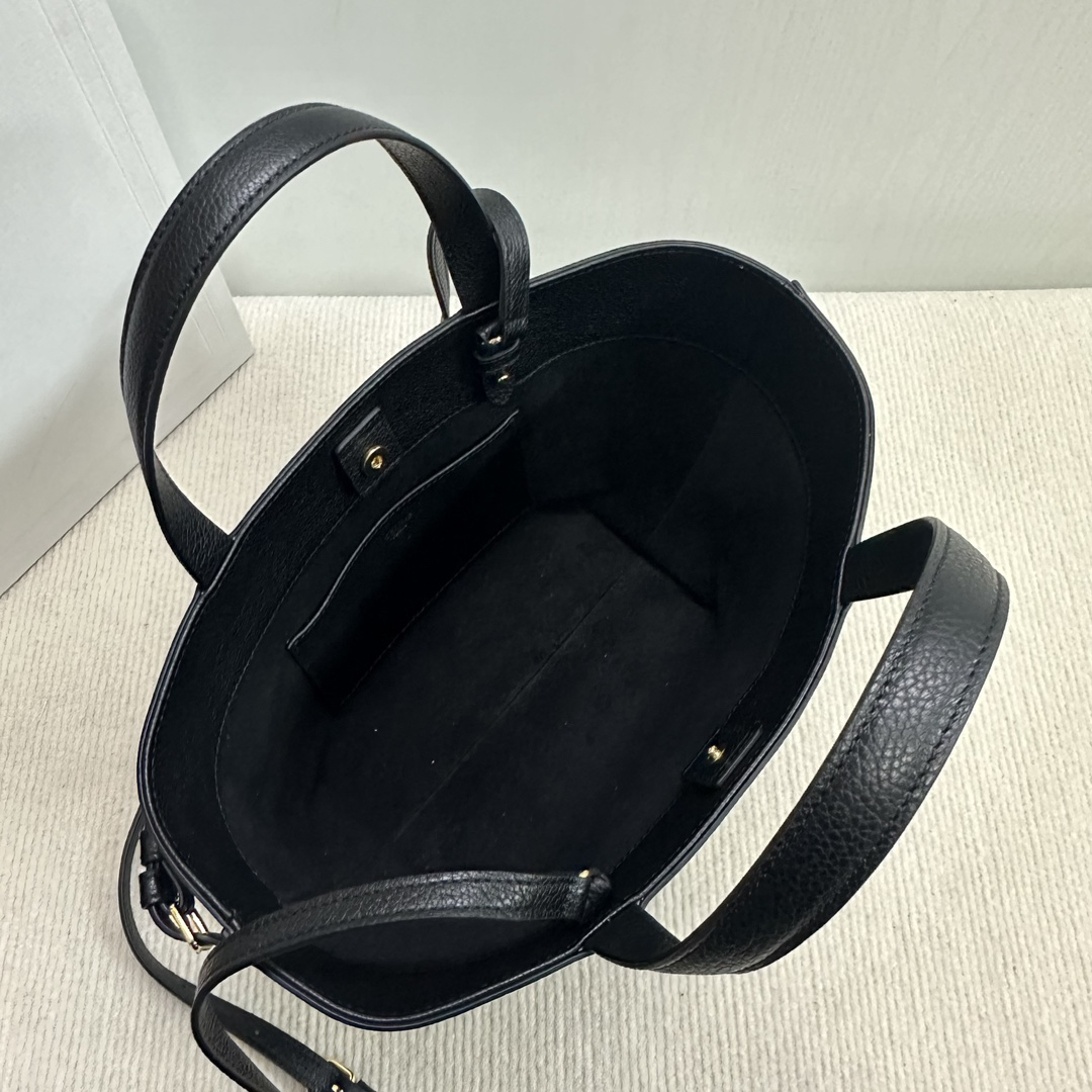 Cabas Anais Small Textured Leather Tote Bag - Image 7