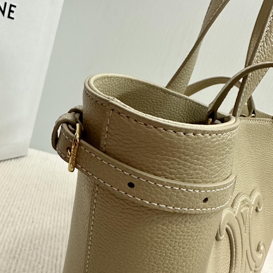 Cabas Anais Textured Leather Tote Bag - Image 7