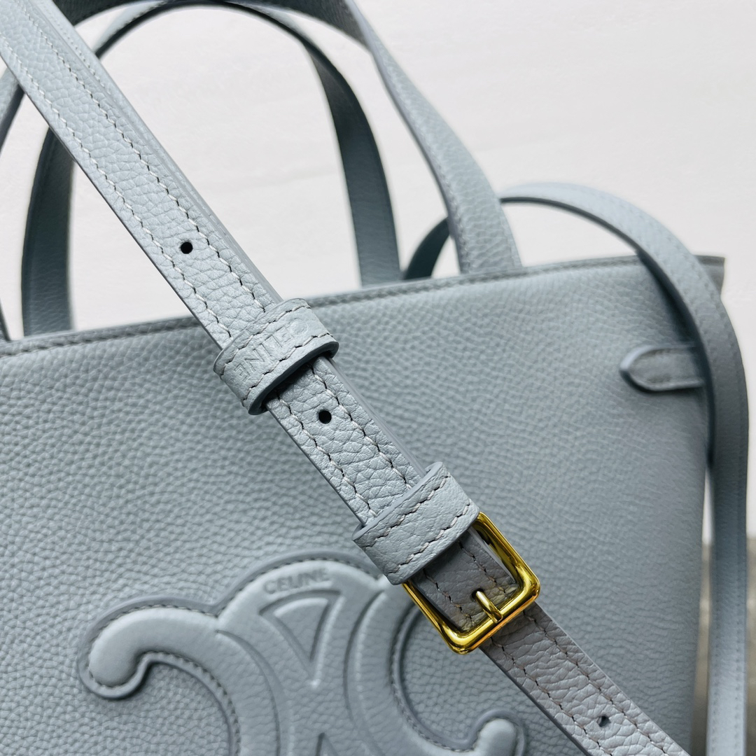 CABAS ANAIS Mini Tote Bag in Grained Cowhide Leather - Image 7