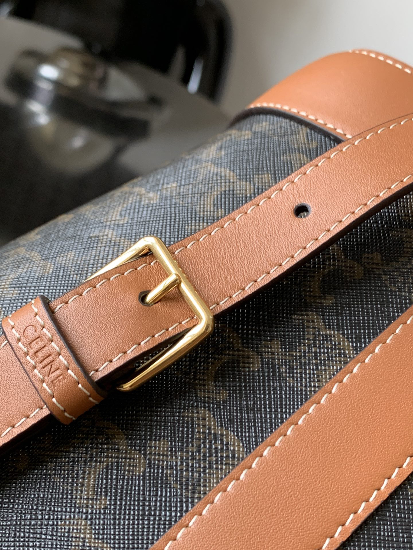 Celine Monogram Small Bucket Crossbody Bag - Image 7