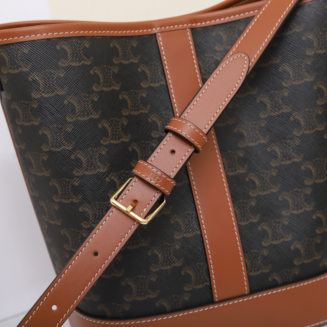Celine Monogram Small Bucket Bag - Image 7