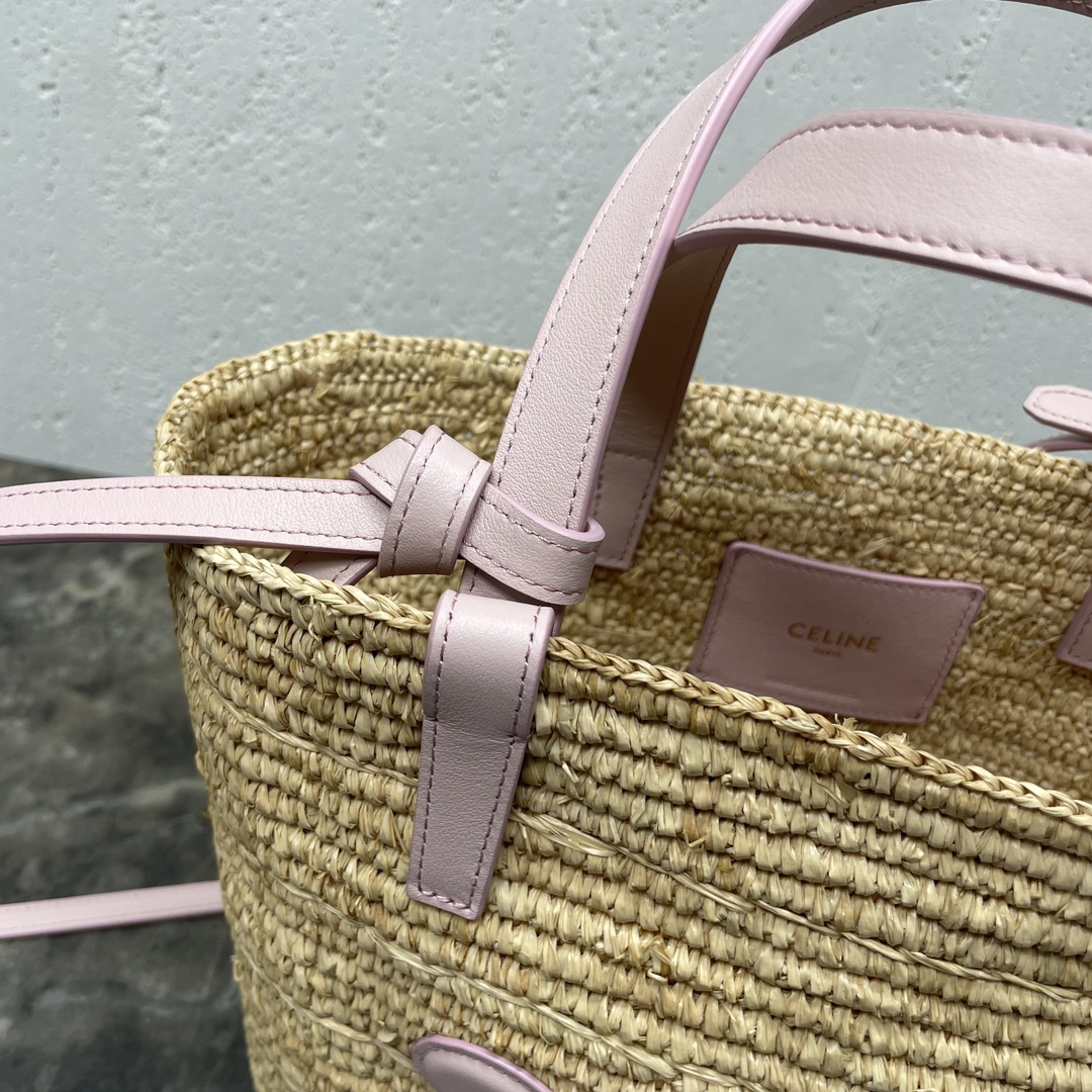 Celine Teen Woven Basket Handbag - Image 7