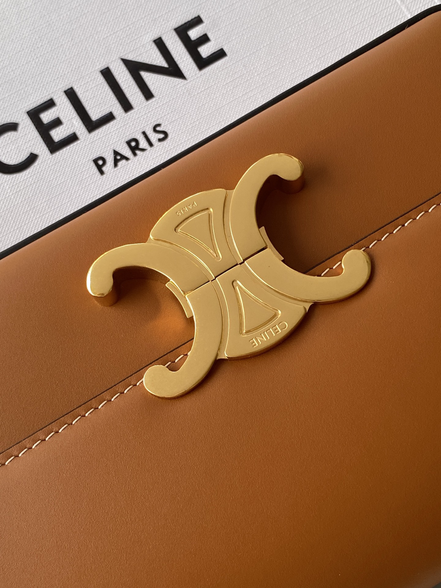 All-Leather Calfskin Shoulder Bag - Image 7