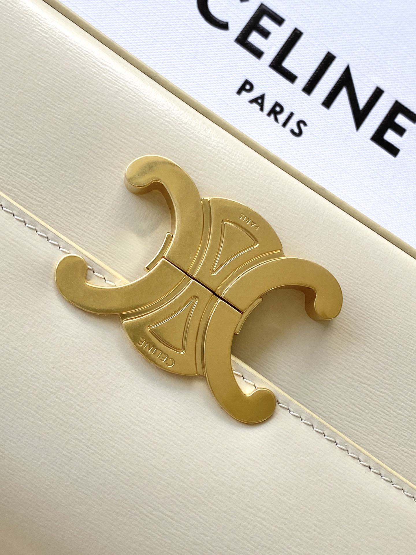 Full-Leather Arch Small Shoulder Bag - Image 7