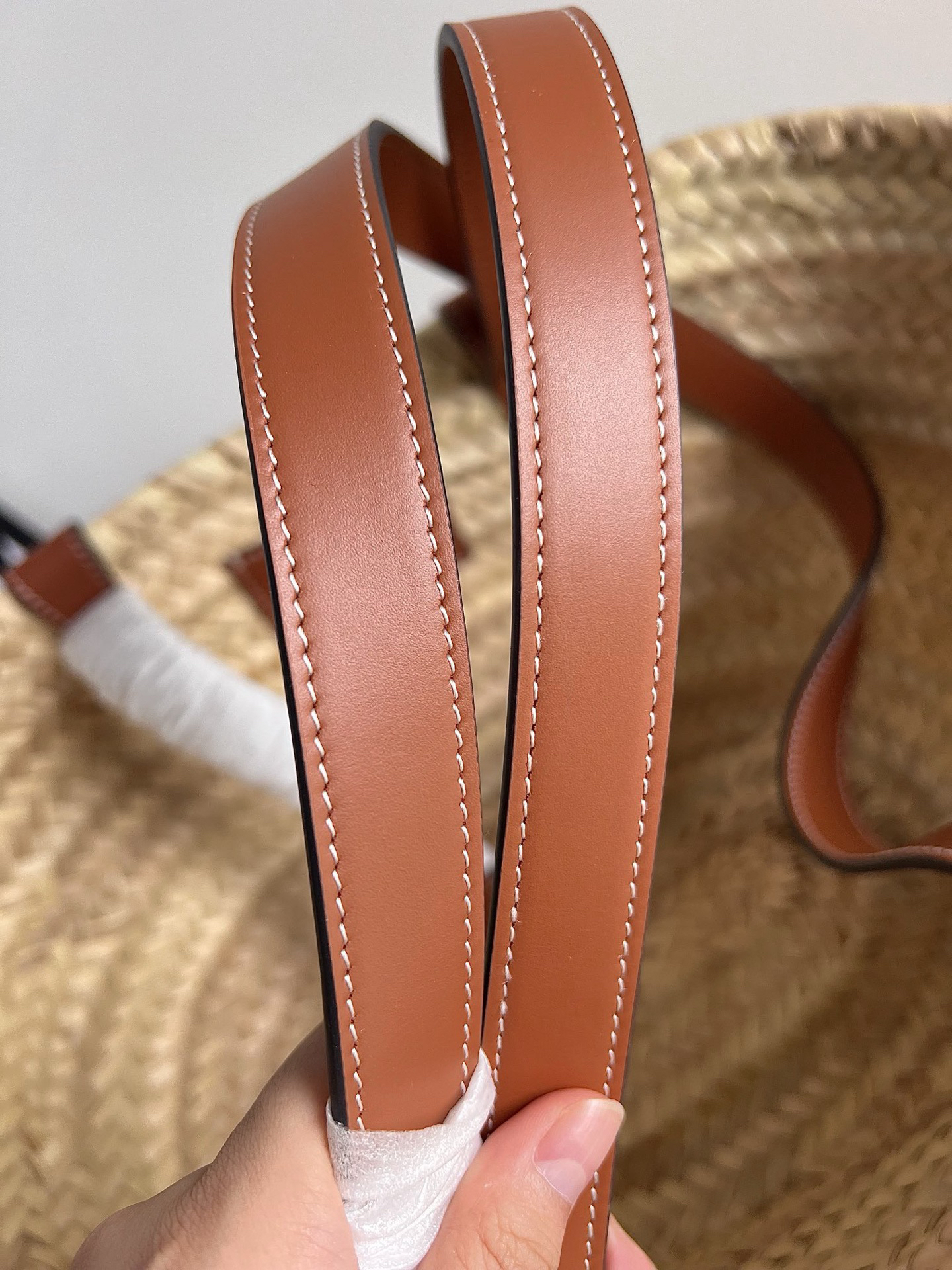 Celine Triomphe Woven Basket Tote Bag - Image 7