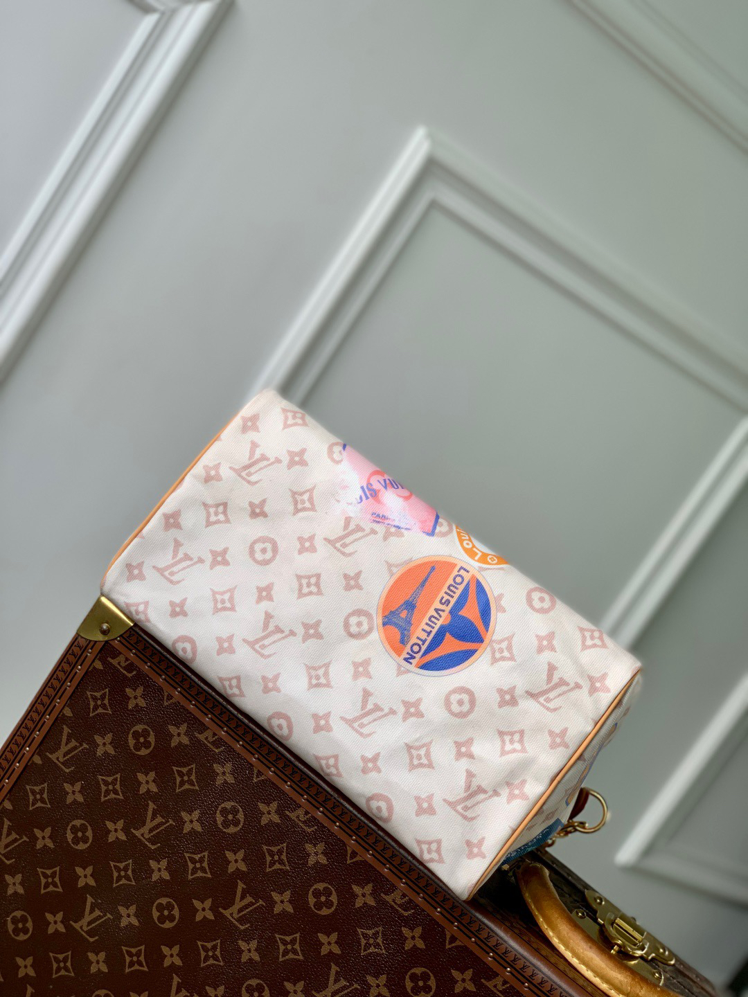 Louis Vuitton Speedy Soft 30 Handbag in Monogram Dune - Image 7