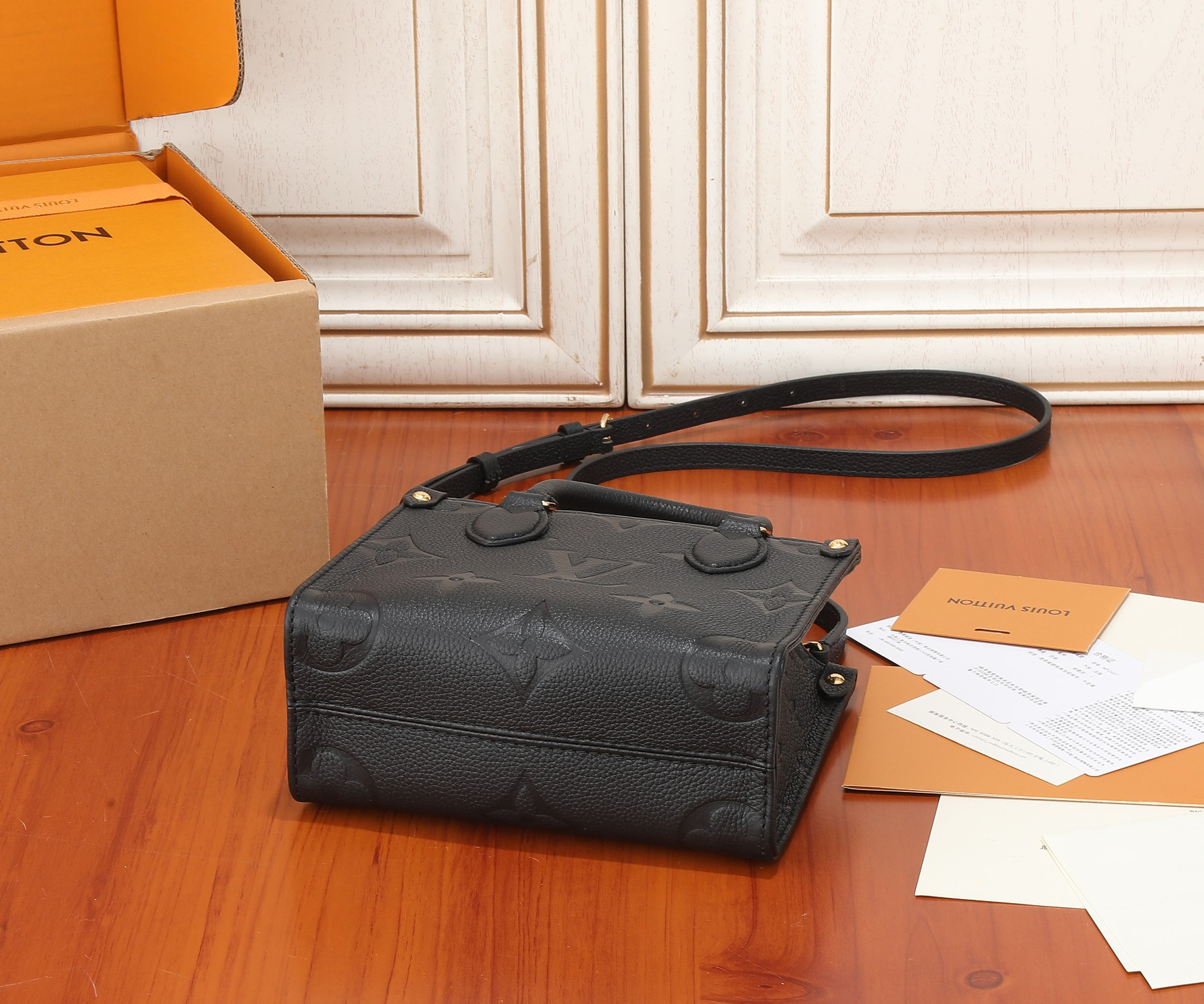Louis Vuitton OnTheGo BB Monogram Empreinte Leather Shoulder Bag - Image 7