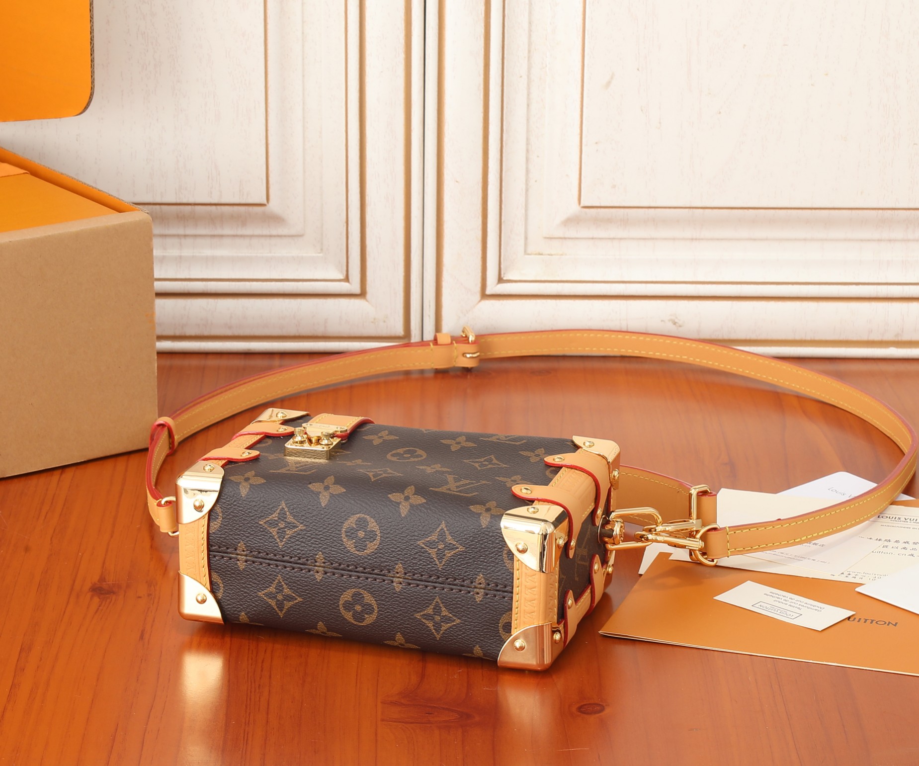 Louis Vuitton Side Trunk Small Monogram Handbag M46815 - Image 7