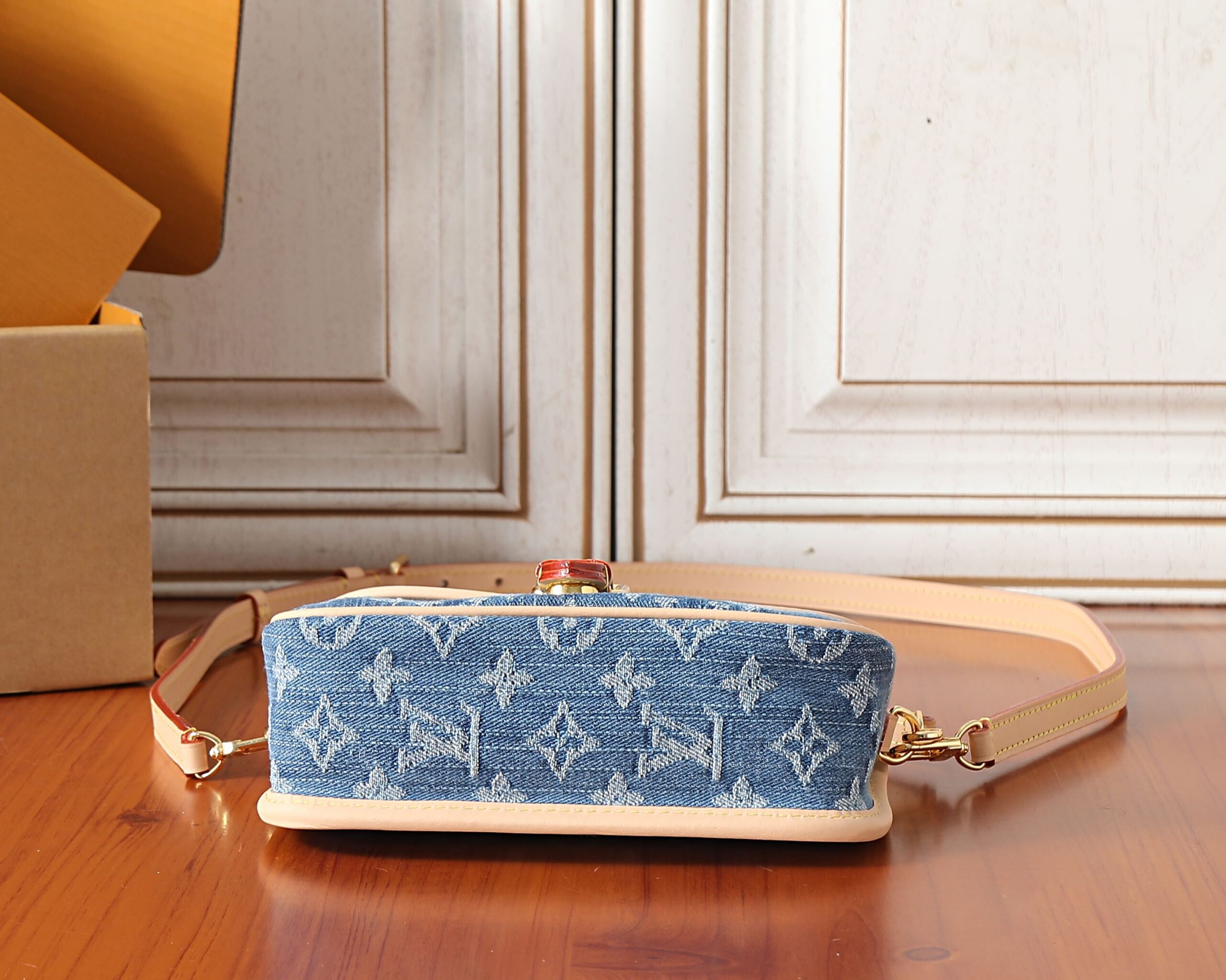 Louis Vuitton Nano Diane Denim Crossbody Bag - Image 7