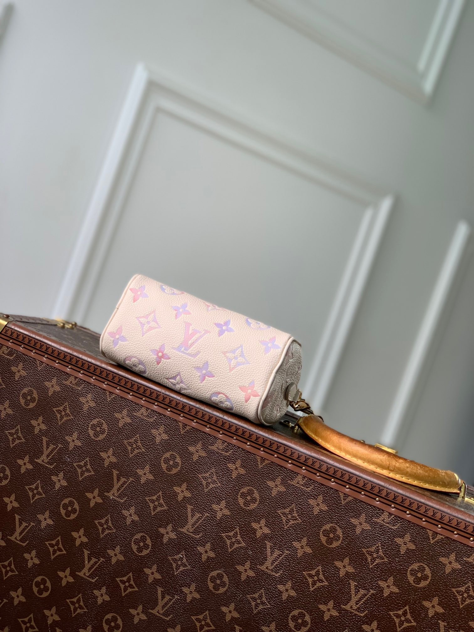 Louis Vuitton Nano Speedy Handbag in Monogram Empreinte Leather - Image 7