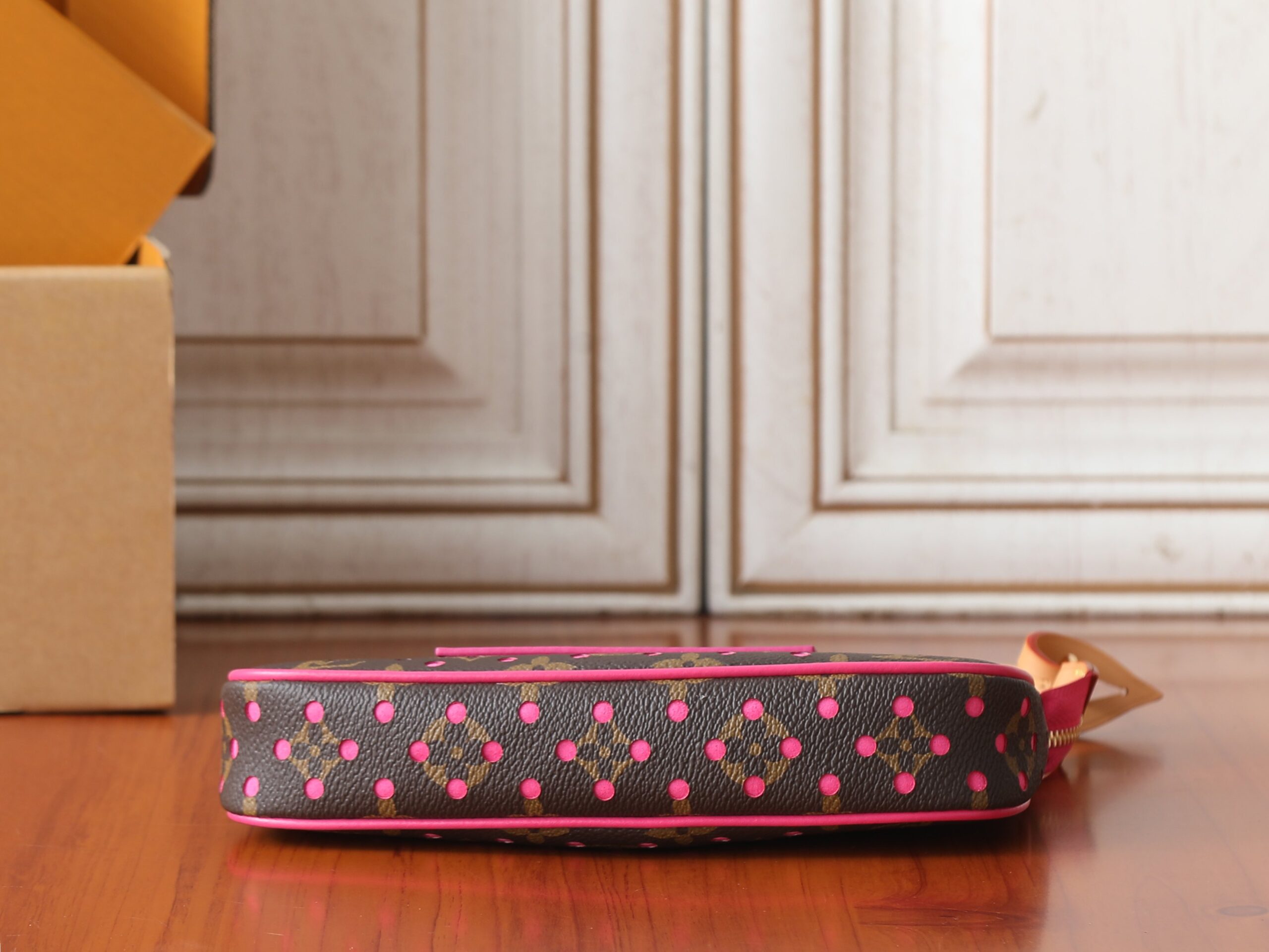 Louis Vuitton Pochette Accessoires Monogram Perfo Shoulder Bag - Image 7