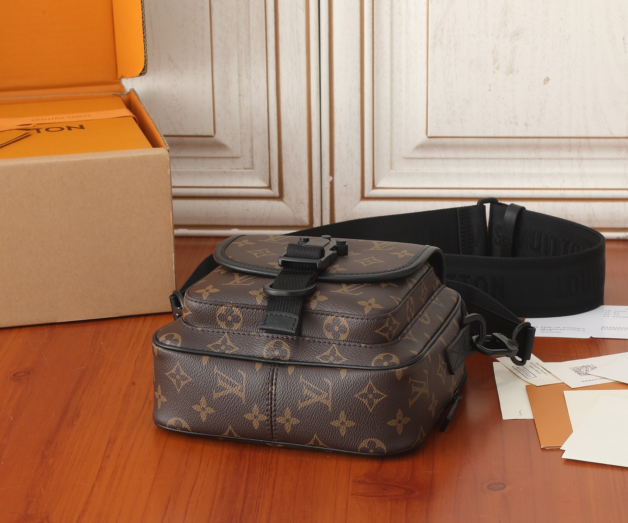 Louis Vuitton Quest Messenger Bag in Monogram Macassar Canvas - Image 7