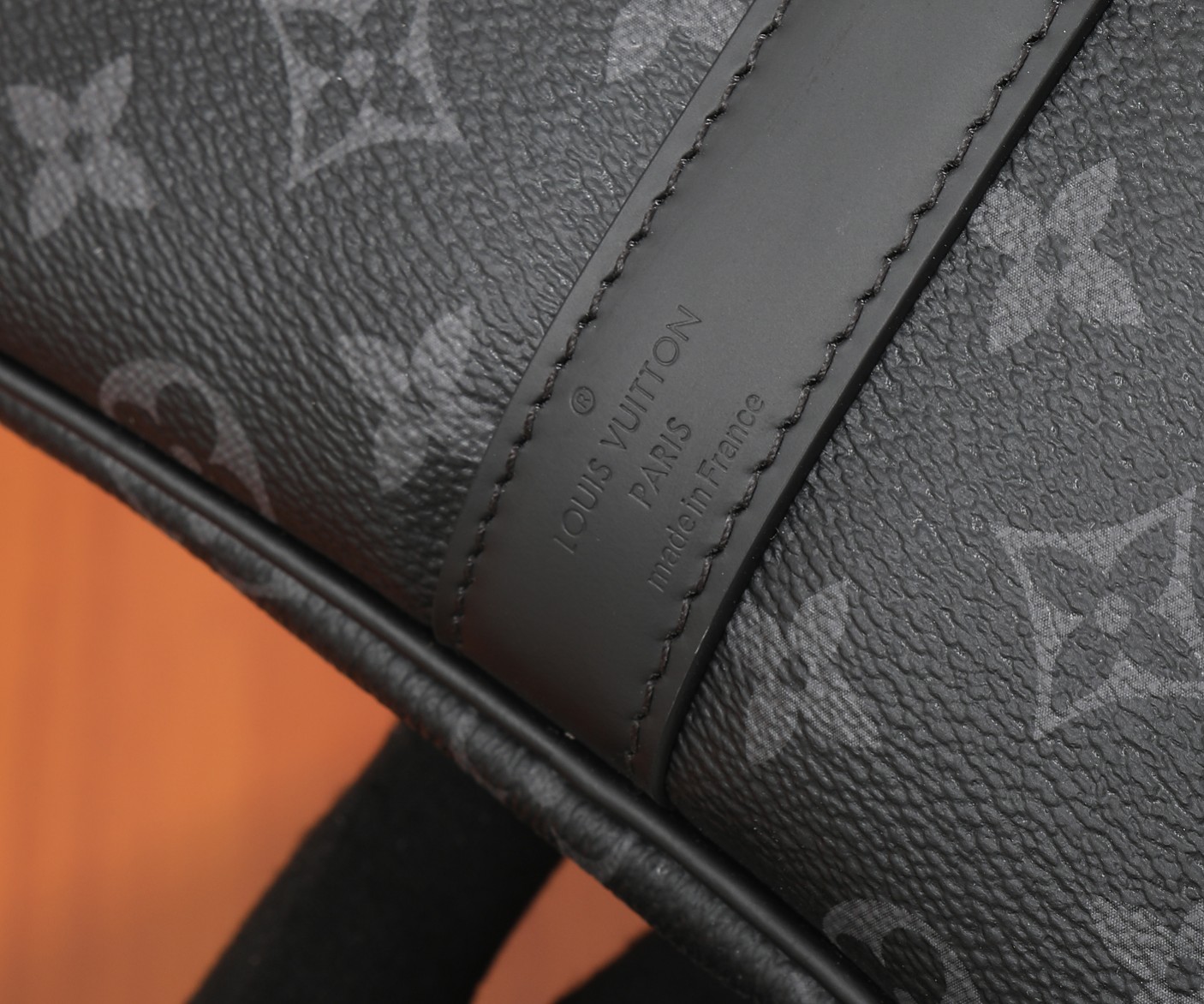 Louis Vuitton Keepall 55 Monogram Eclipse Travel Bag - Image 7