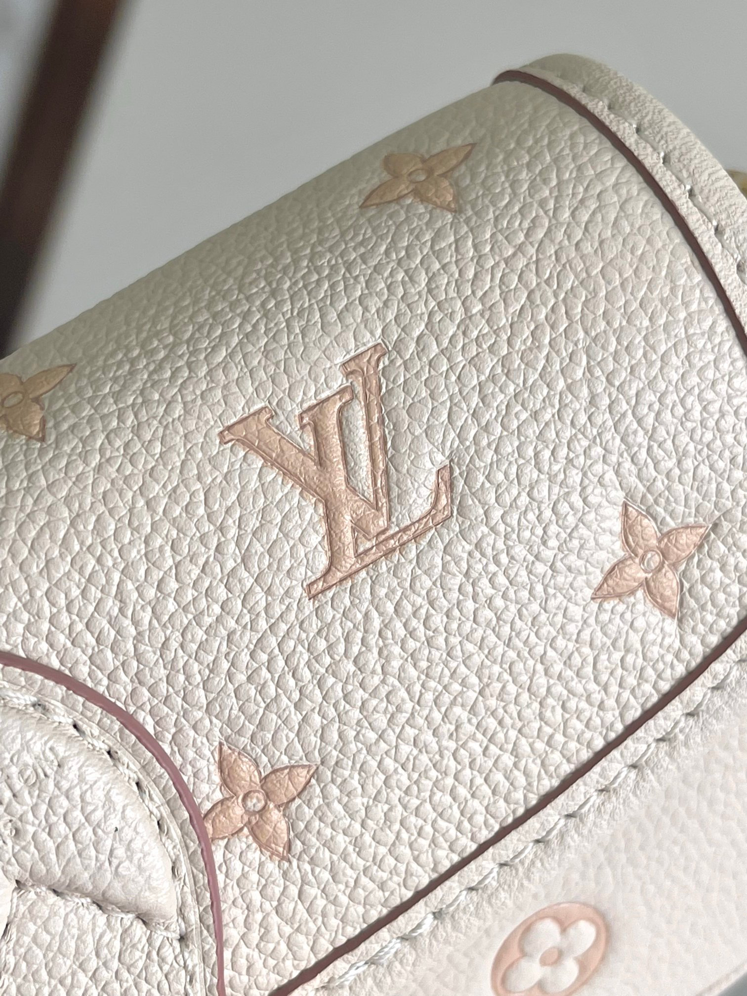 Nano Diane Crossbody Bag in White Monogram - Image 7