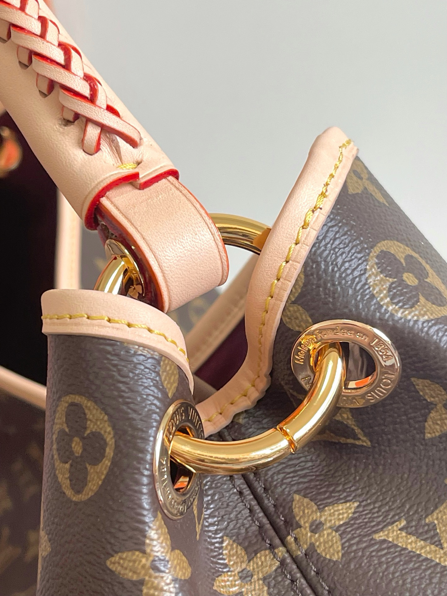 Artsy Monogram Canvas Tote Bag - Image 7