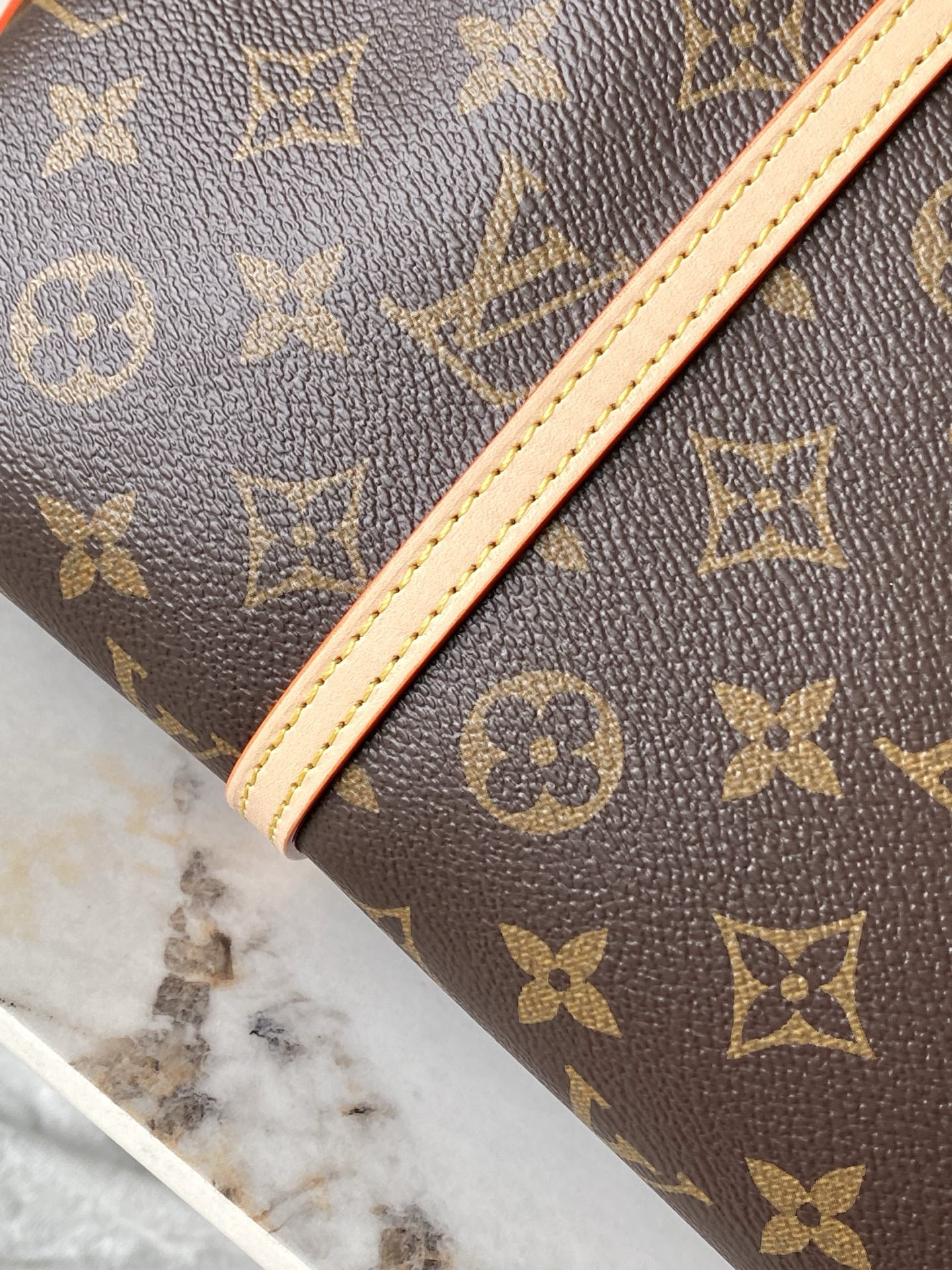 Squire Large Shoulder Bag in Monogram Canvas - Image 7