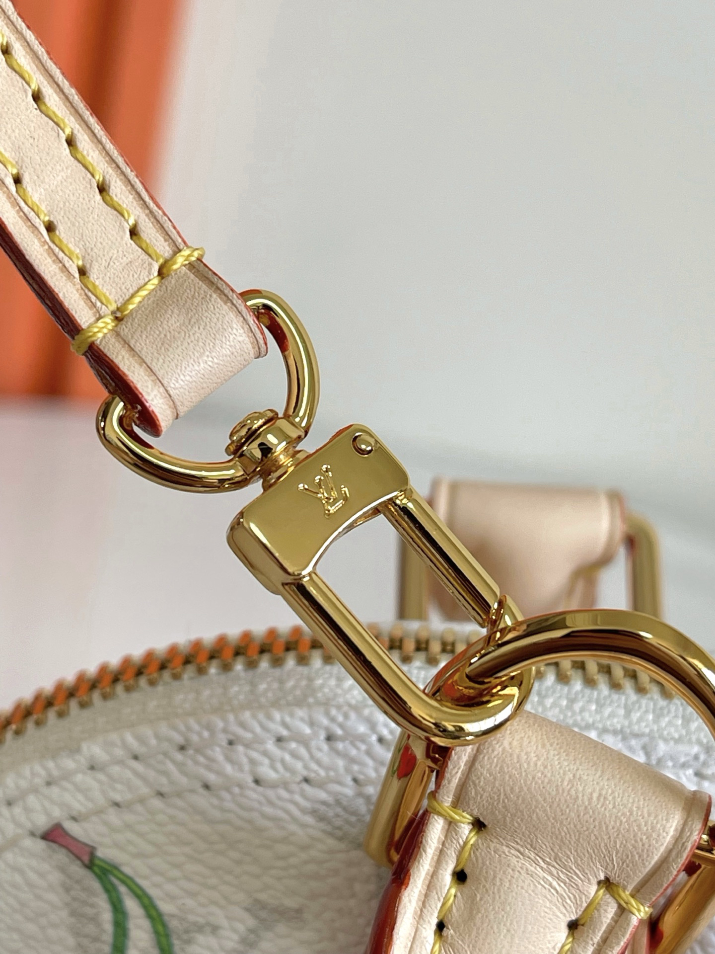 Louis Vuitton x Takashi Murakami Alma BB M14234 Cherry Handbag - Image 7