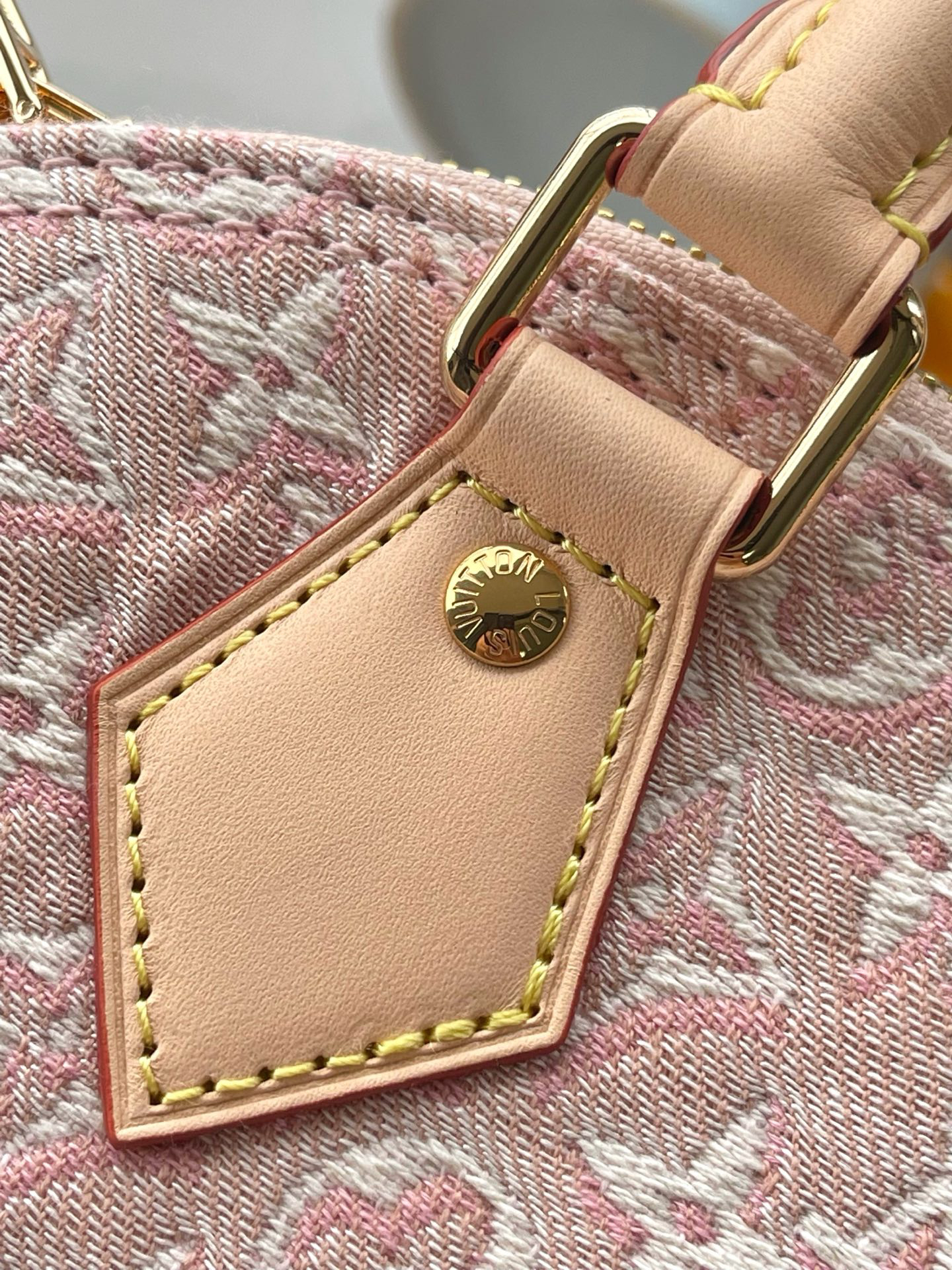 Louis Vuitton Alma BB M2A378 Pink Monogram Emblème Canvas Crossbody Bag - Image 7