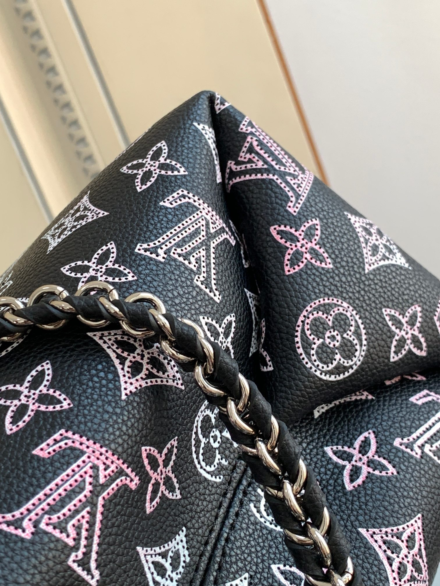 Louis Vuitton Bella Monogram Perforated Leather Bucket Bag with Coin Purse - Image 7