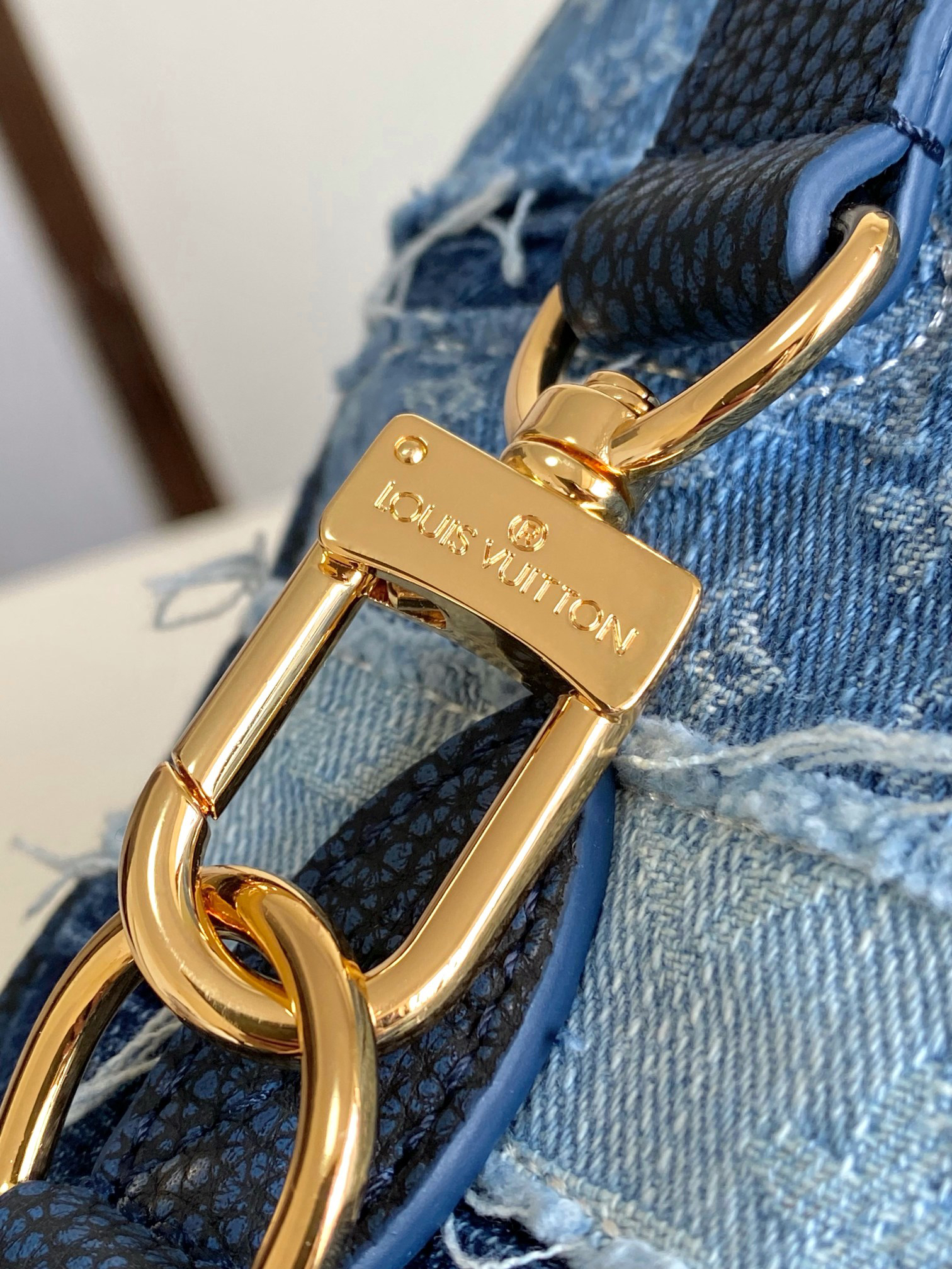 Louis Vuitton Speedy 25 Bandouliere Denim Crossbody Bag - Image 7