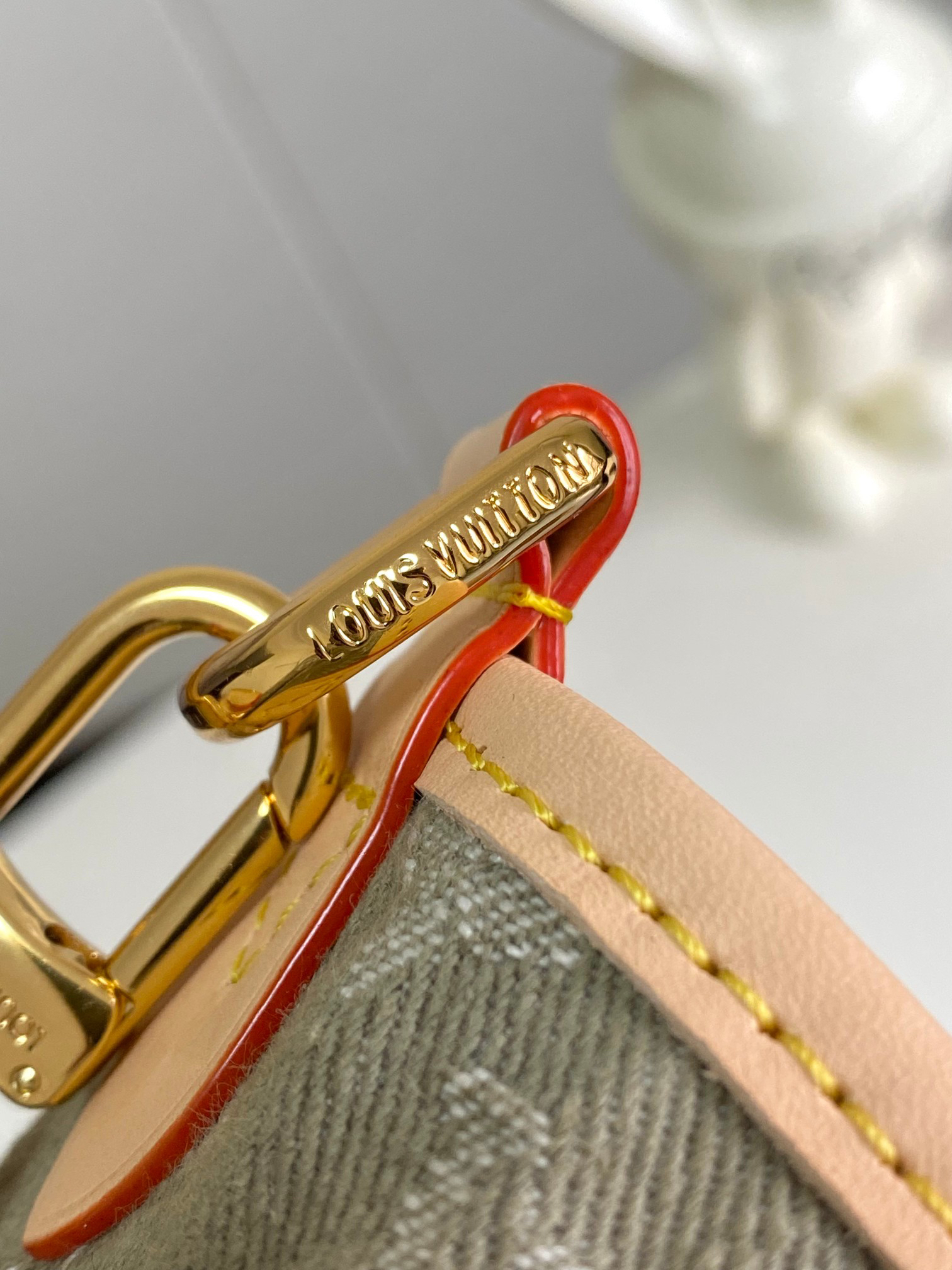 Louis Vuitton Carryall Cargo Small Handbag, Denim Rendez-Vous Collection, Green - Image 7