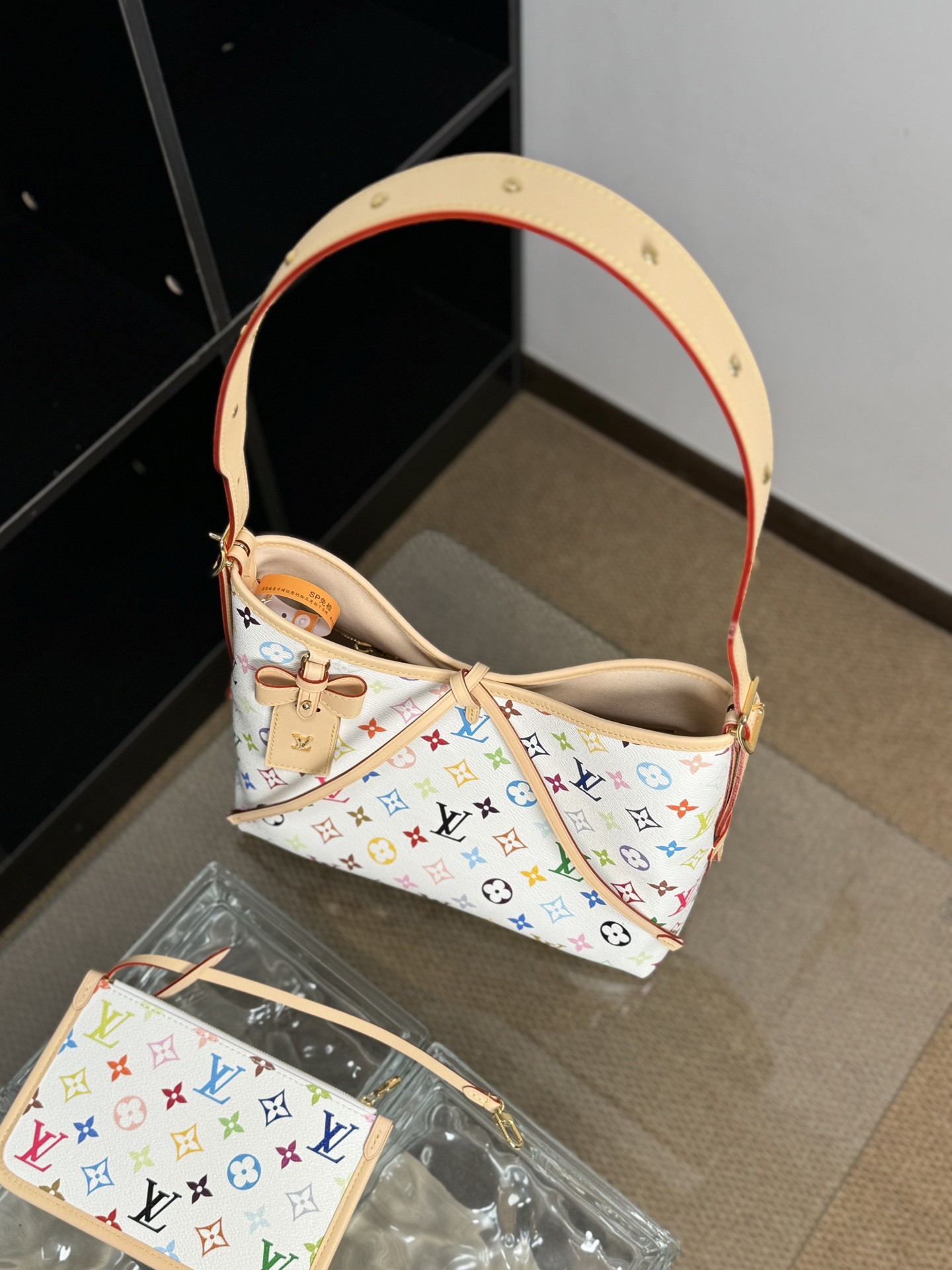 Louis Vuitton CarryAll Small Handbag, Monogram Coated Canvas, M13661 - Image 7