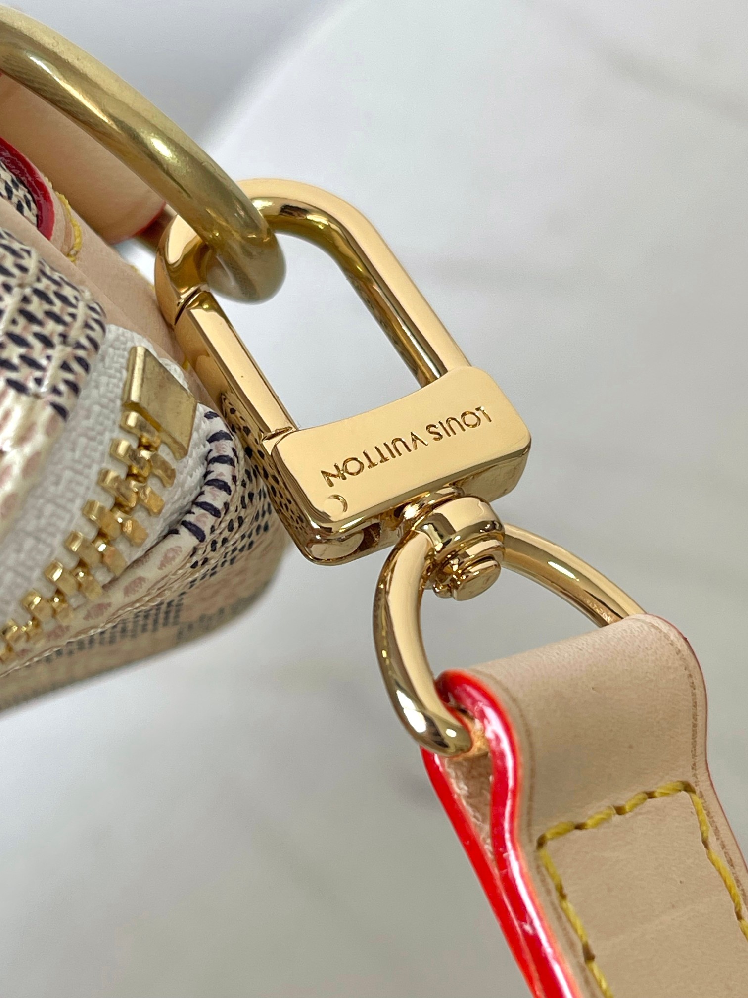 Louis Vuitton Speedy 30 Handbag in Damier Azur Canvas - Image 7