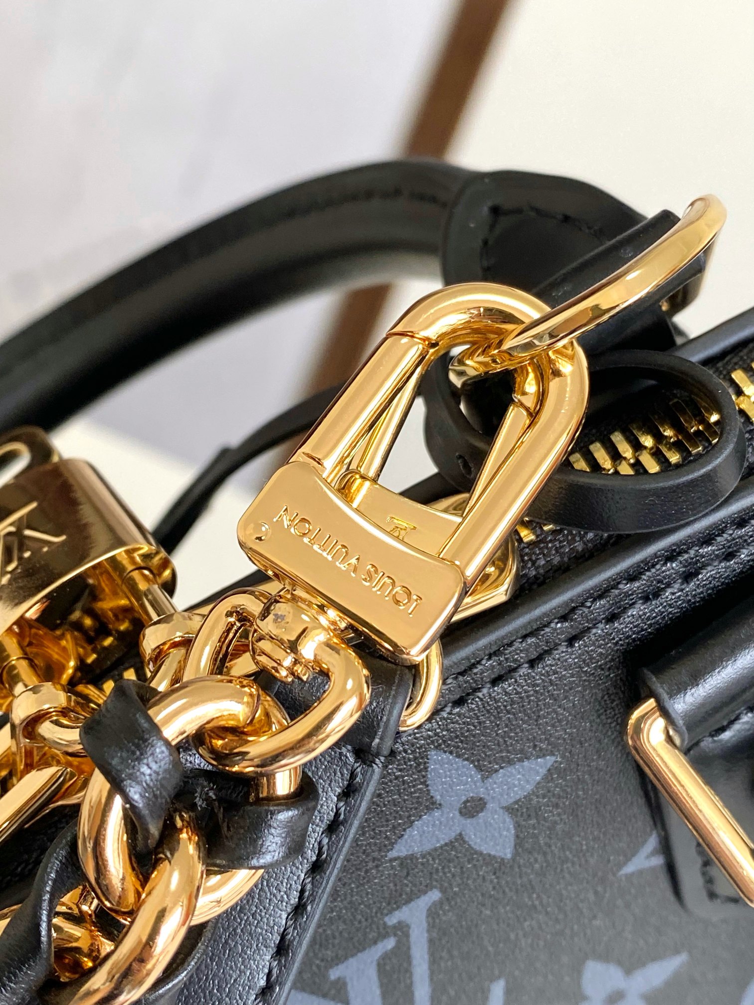 Louis Vuitton Alma BB Handbag in Monogram Ink - Image 7