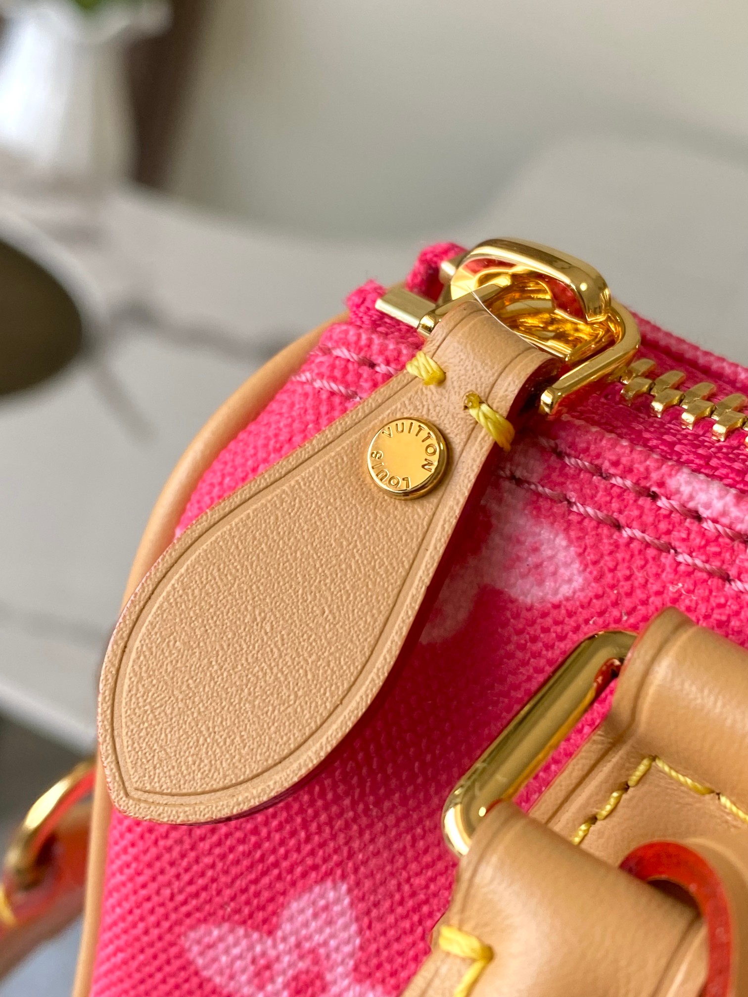 Louis Vuitton Nano Speedy Handbag - Pink Multicolor Monogram - Image 7