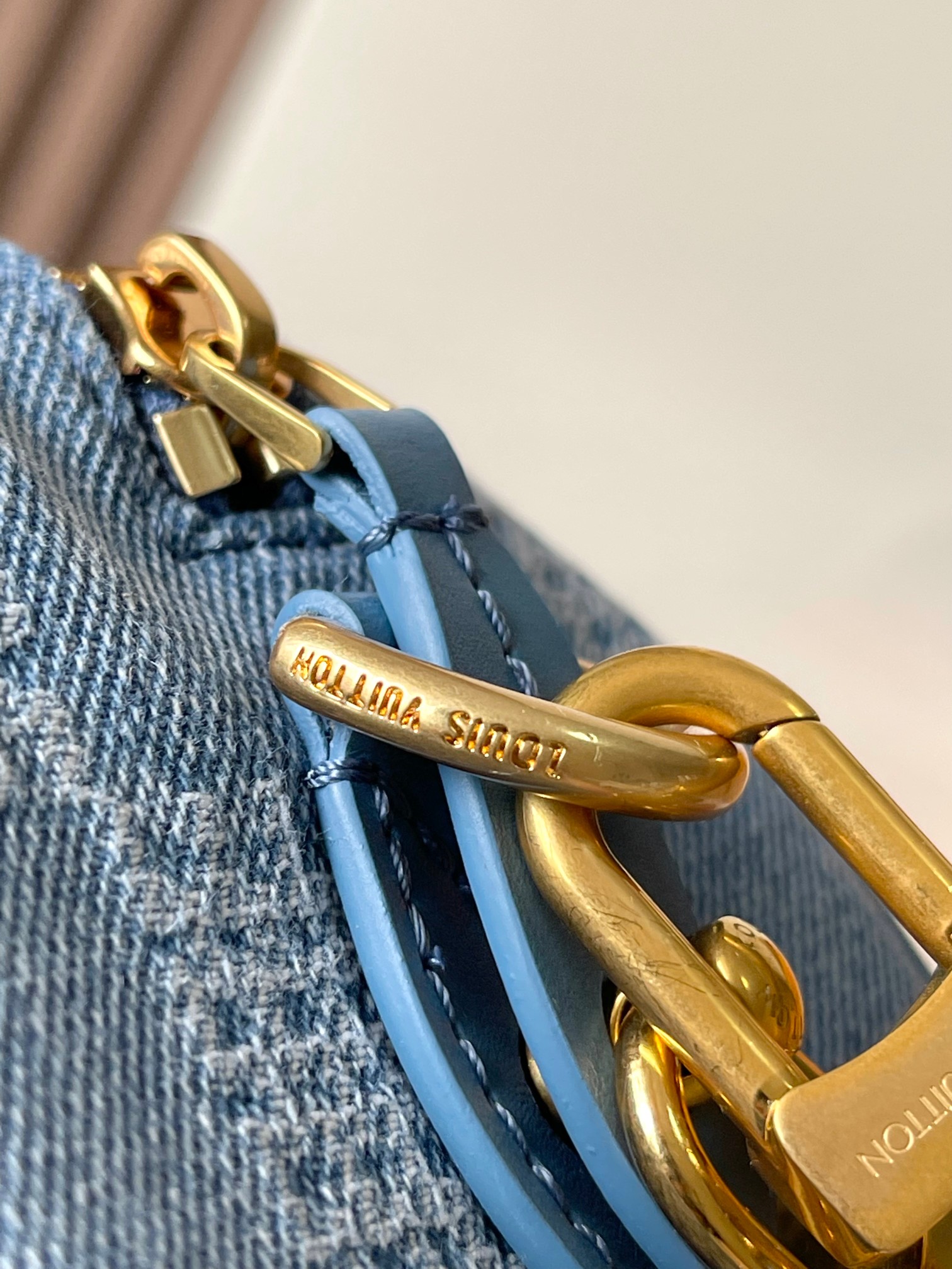 Speedy 18 Bandoulière Denim Handbag - Image 7